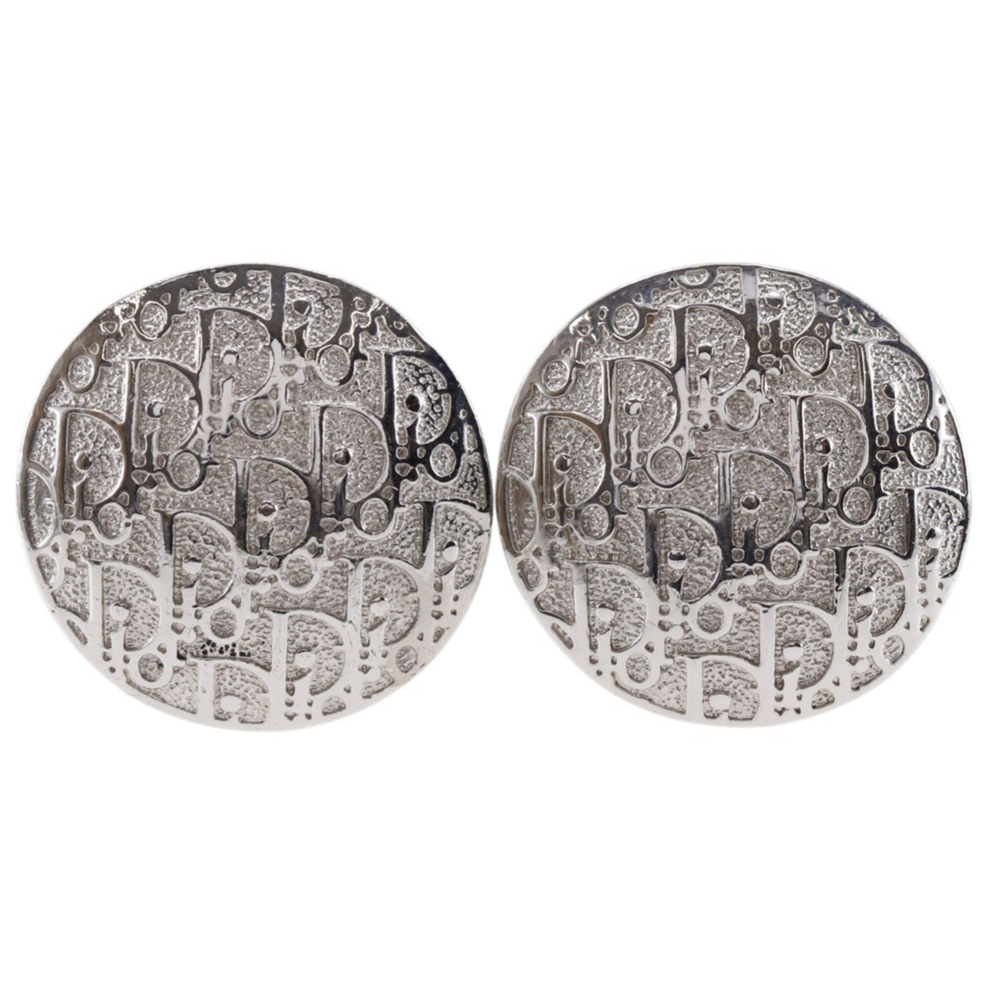 Dior Christian Dior Trotter Earrings, Metal, Silver, Approx. 10.6g, Women's. Size ONE SIZE - 1 Thumbnail