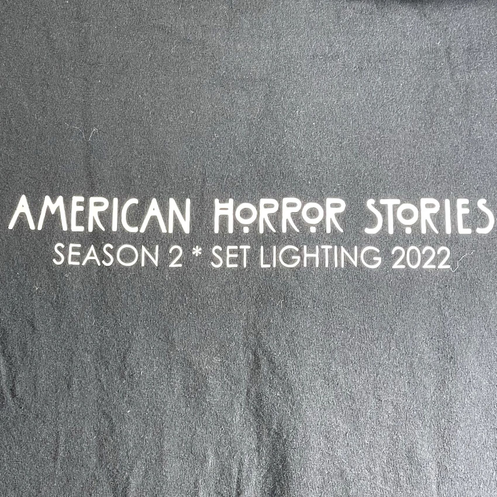 Vintage American Horror Stories Shirt Mens S Black Lighting Crew Shirt Season 2 Size US S / EU 44-46 / 1 - 5 Thumbnail