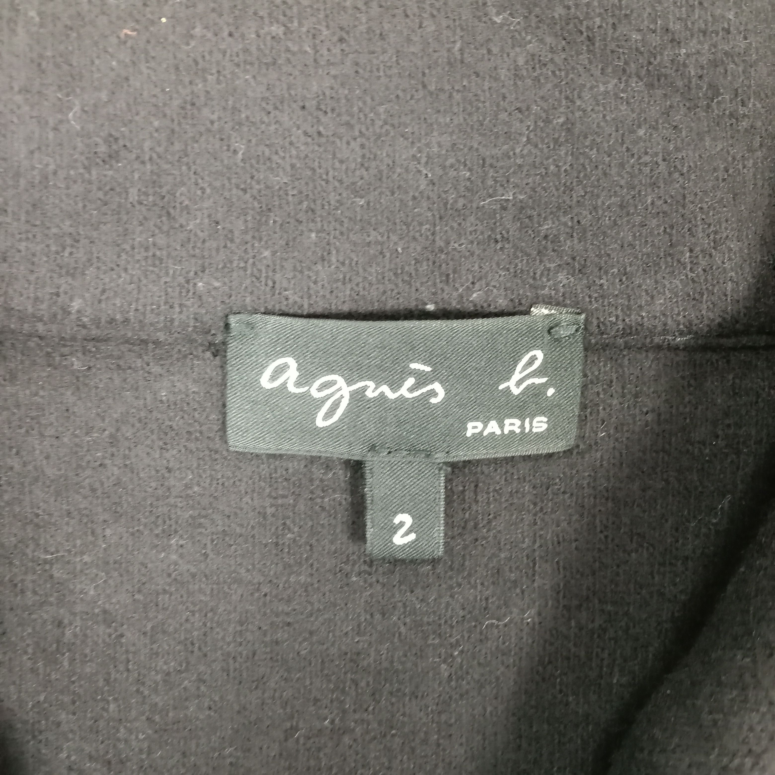 Vintage × agnes b. Agnes.B Fashion Brand Crop Sweatshirt Size S / US 4 / IT 40 - 3 Thumbnail