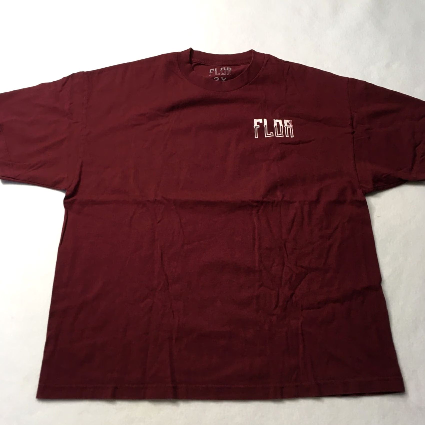 Vintage VINTAGE SKELETON WOMAN ROSE FLOWER burgundy spanish t-shirt spanish double sided Size US XXL / EU 58 / 5 - 6 Thumbnail