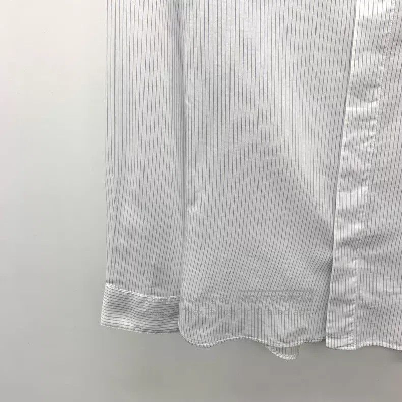 Dior Dior Size 39 Blue and white striped cotton long-sleeved shi Size US XXS / EU 40 - 4 Thumbnail