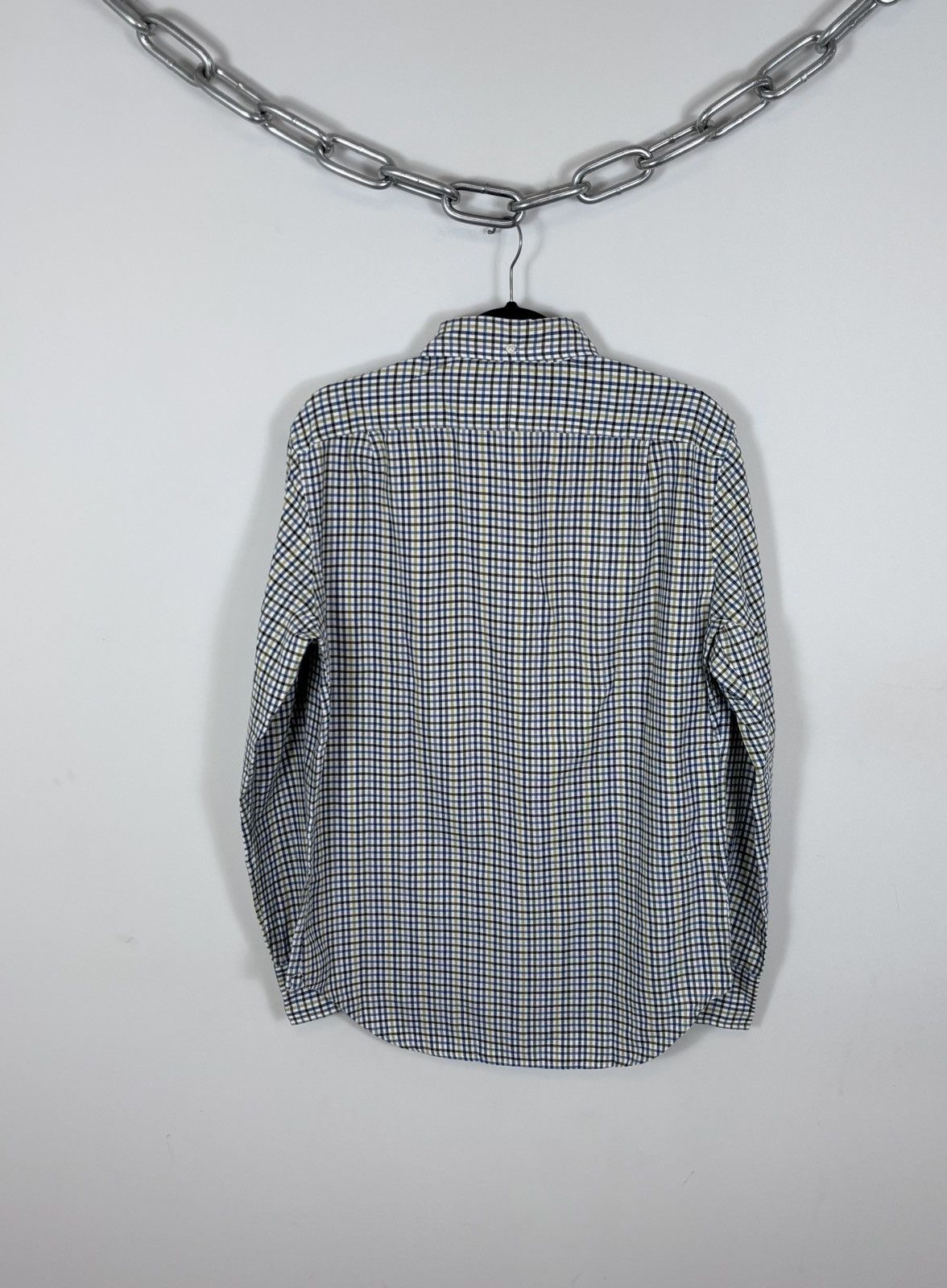 Boggi Boggi Milano BM39 Men’s Tattersall Check Button Up Shirt Size US L / EU 52-54 / 3 - 14 Thumbnail