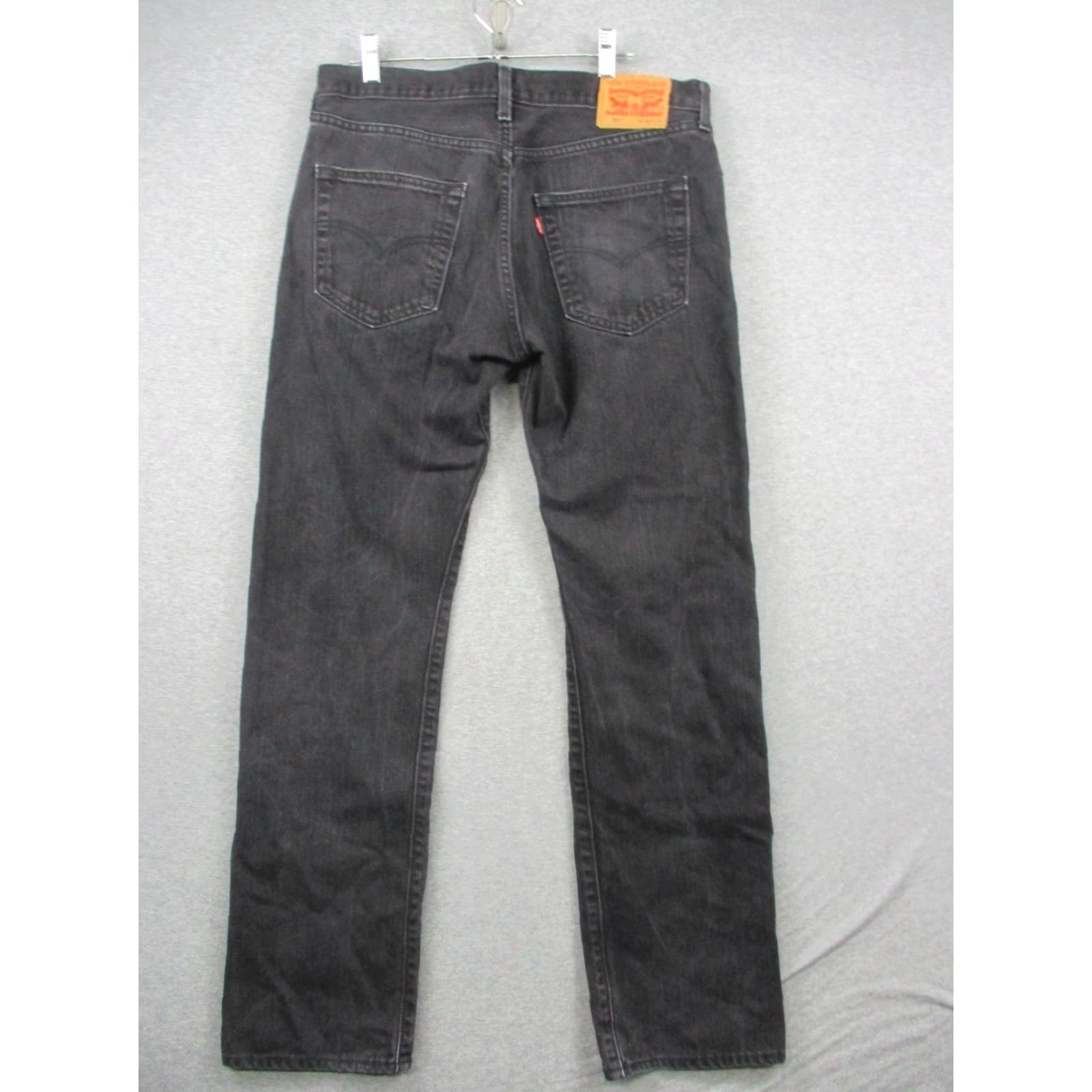 Levi's VINTAGE Levi's 501xx Jeans 34x32 Mens Button Fly Straight Leg Dark Wash Black Distressed Size US 34 / EU 50 - 4 Thumbnail