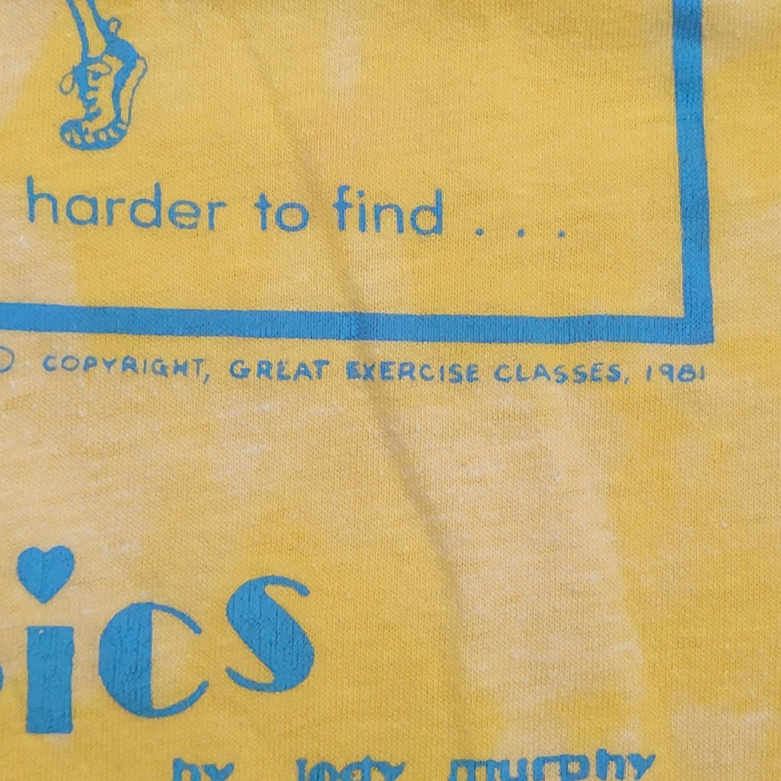 Vintage VTG 1981 Funny Dancerobics Aerobics T-Shirt Dress Womens S Size M / US 6-8 / IT 42-44 - 5 Thumbnail