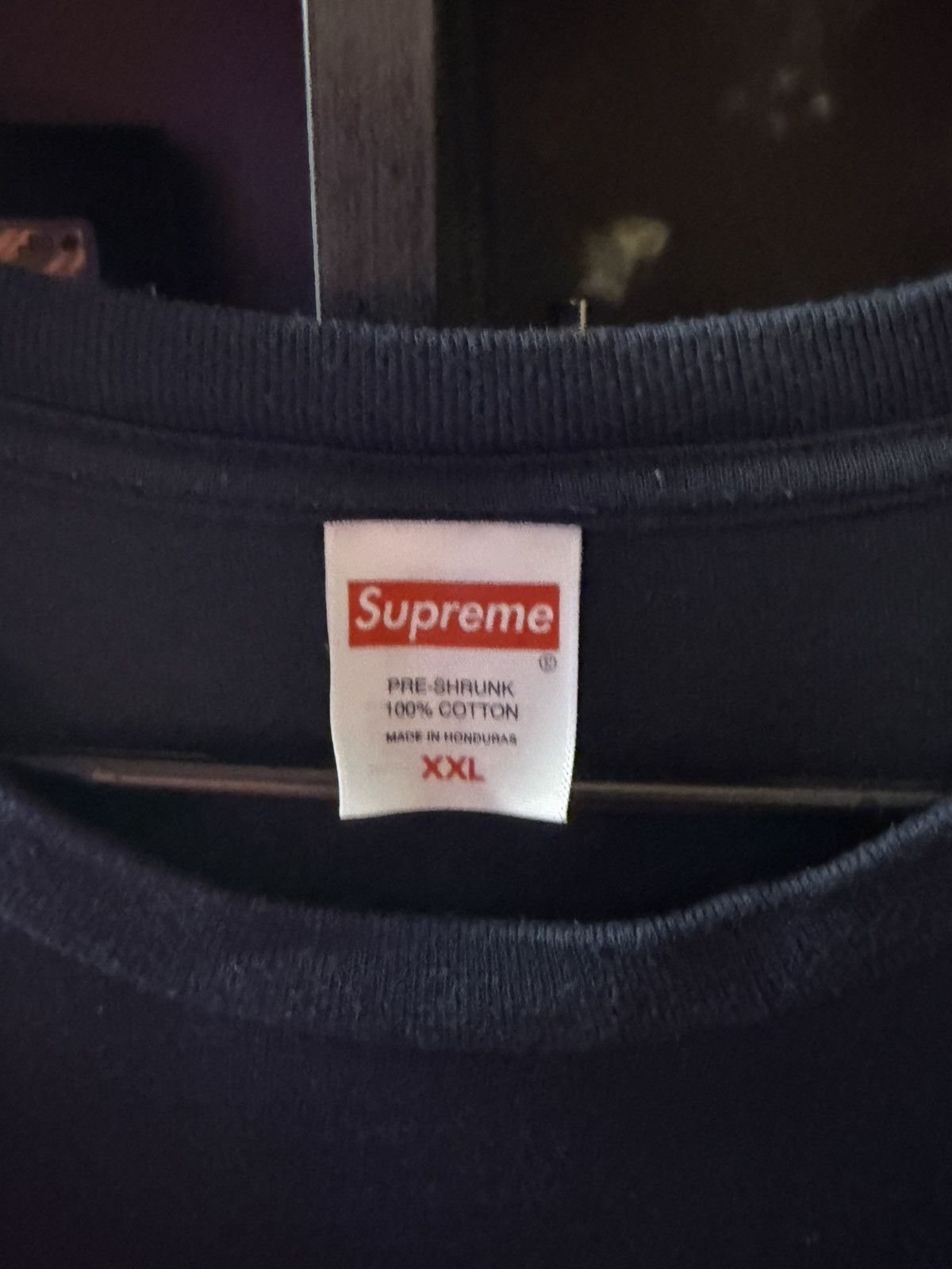 Supreme Supreme Arabic box logo SS26 Navy Size US XXL / EU 58 / 5 - 3 Thumbnail