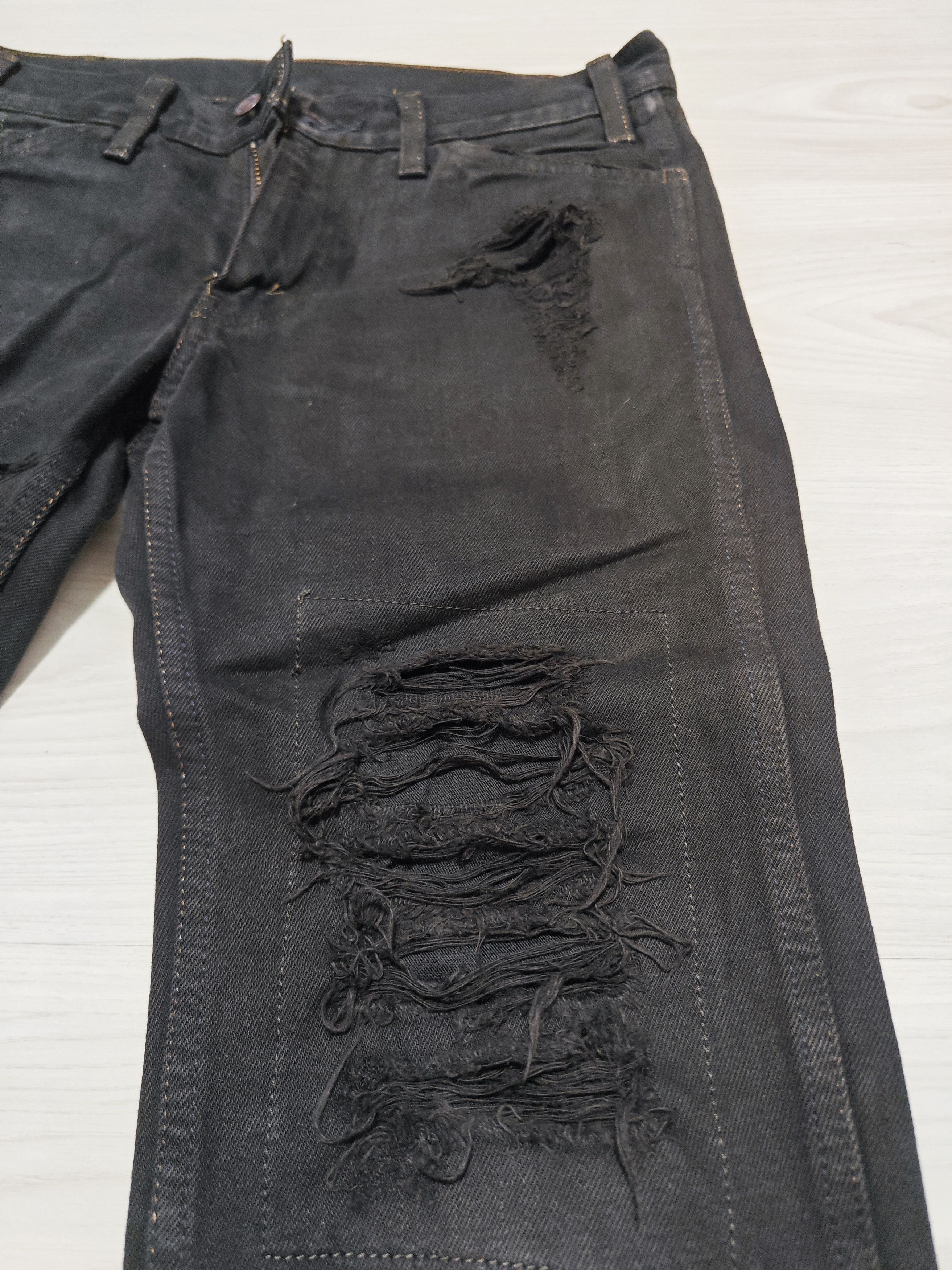 LVC Levis vintage clothing LVC black destroyed jeans Size US 30 / EU 46 - 10 Thumbnail