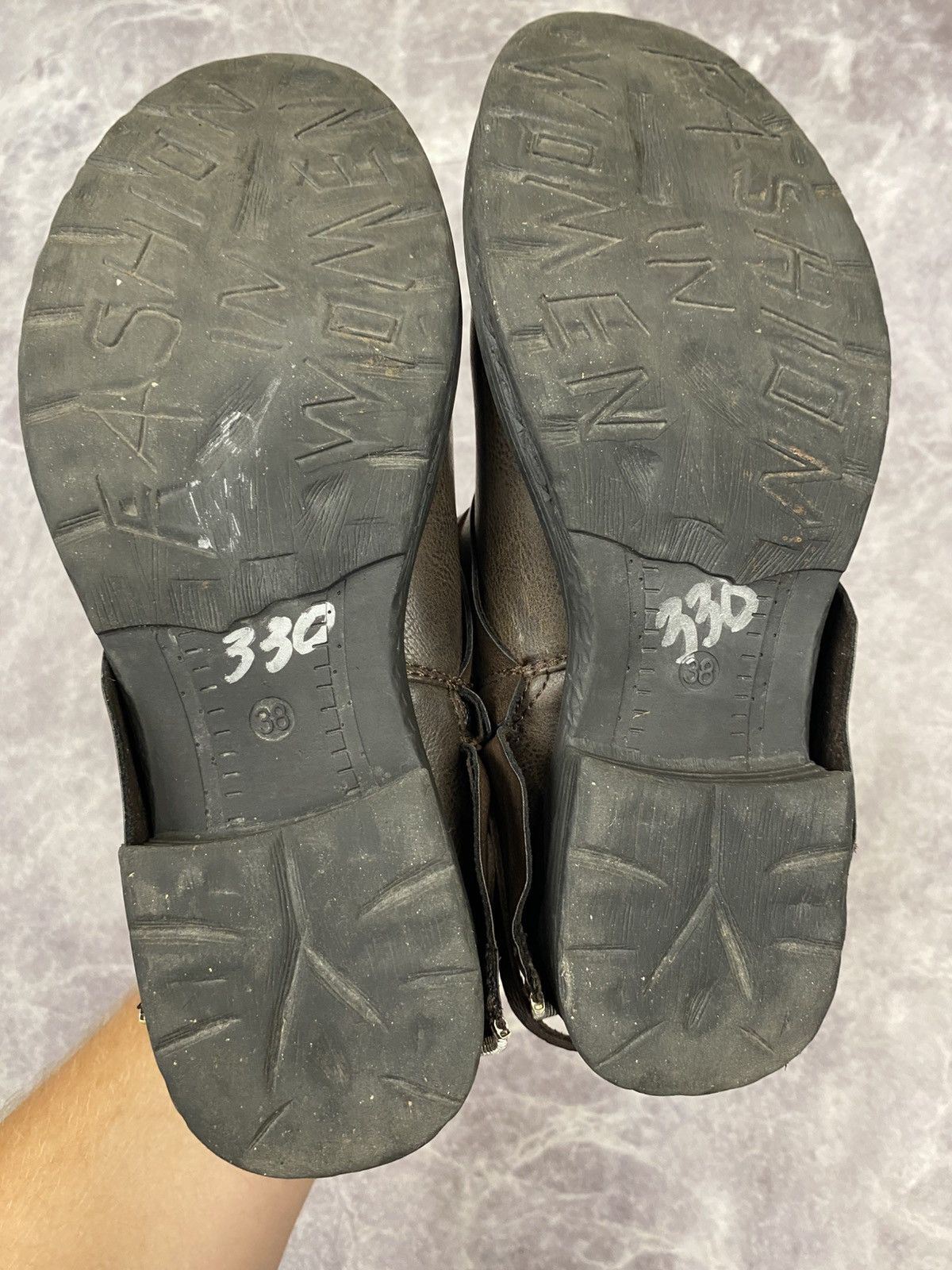 Other Vintage Avantgarde Y2K Grange A.S.98 Style Boho Boots ASH Size US 8 / IT 38 - 15 Thumbnail