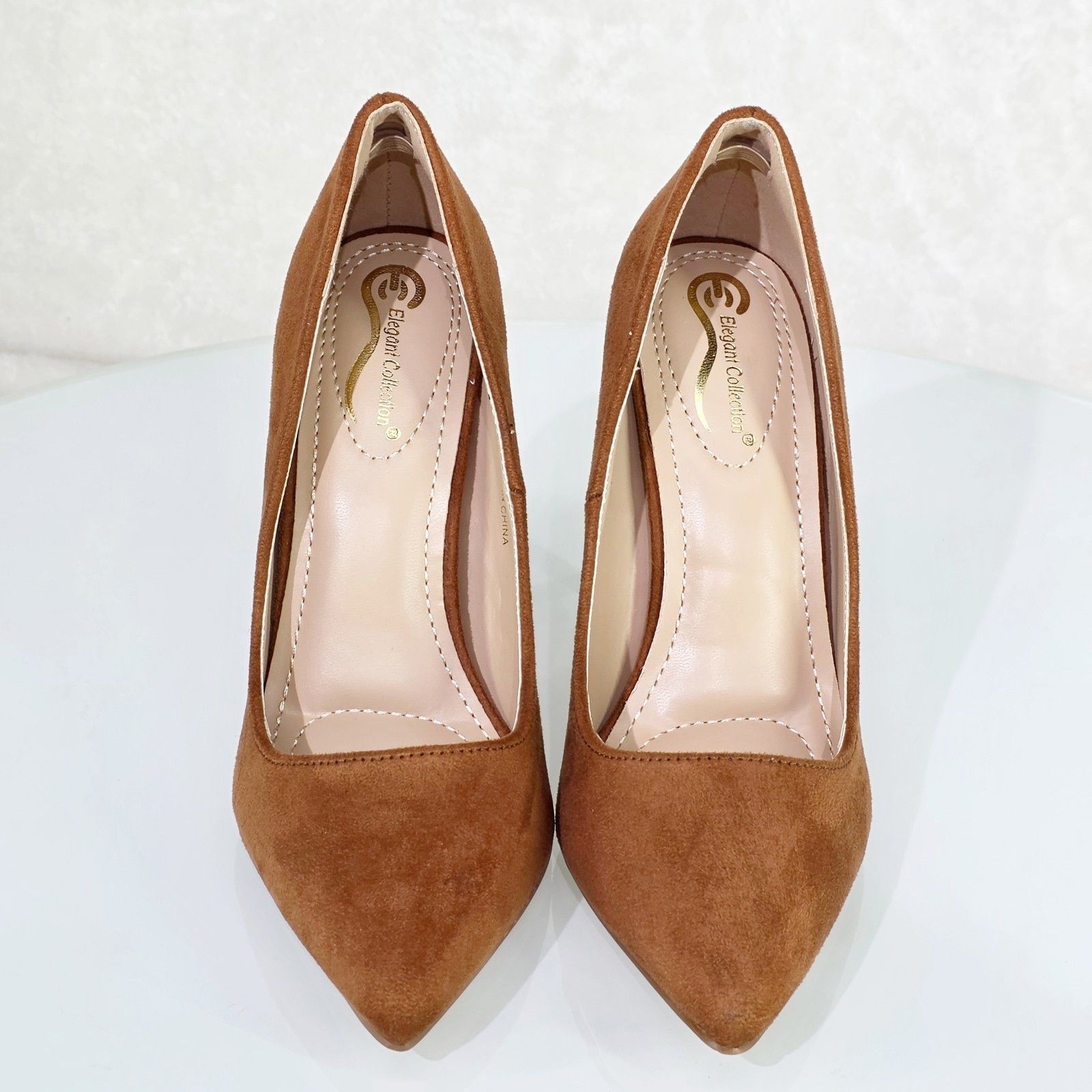 Other Lynn Brown FX Suede High Heel Shoes Pointy Toe Pumps (Size:8 Size US 8.5 / IT 38.5 - 3 Thumbnail