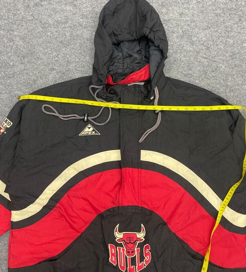 Apex One Vintage Apex One Chicago Bulls Half Zipper Jacket Size US XXL / EU 58 / 5 - 7 Thumbnail