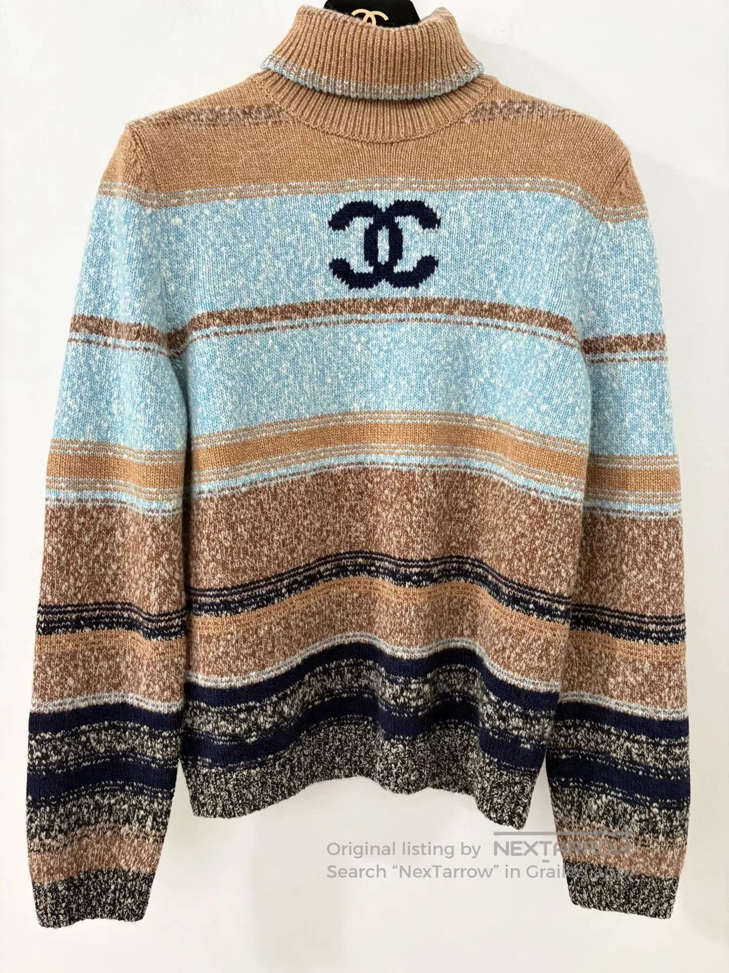 Chanel Chanel 24N Ski Card Striped Sweater. Size US XS / EU 42 / 0 - 1 Thumbnail