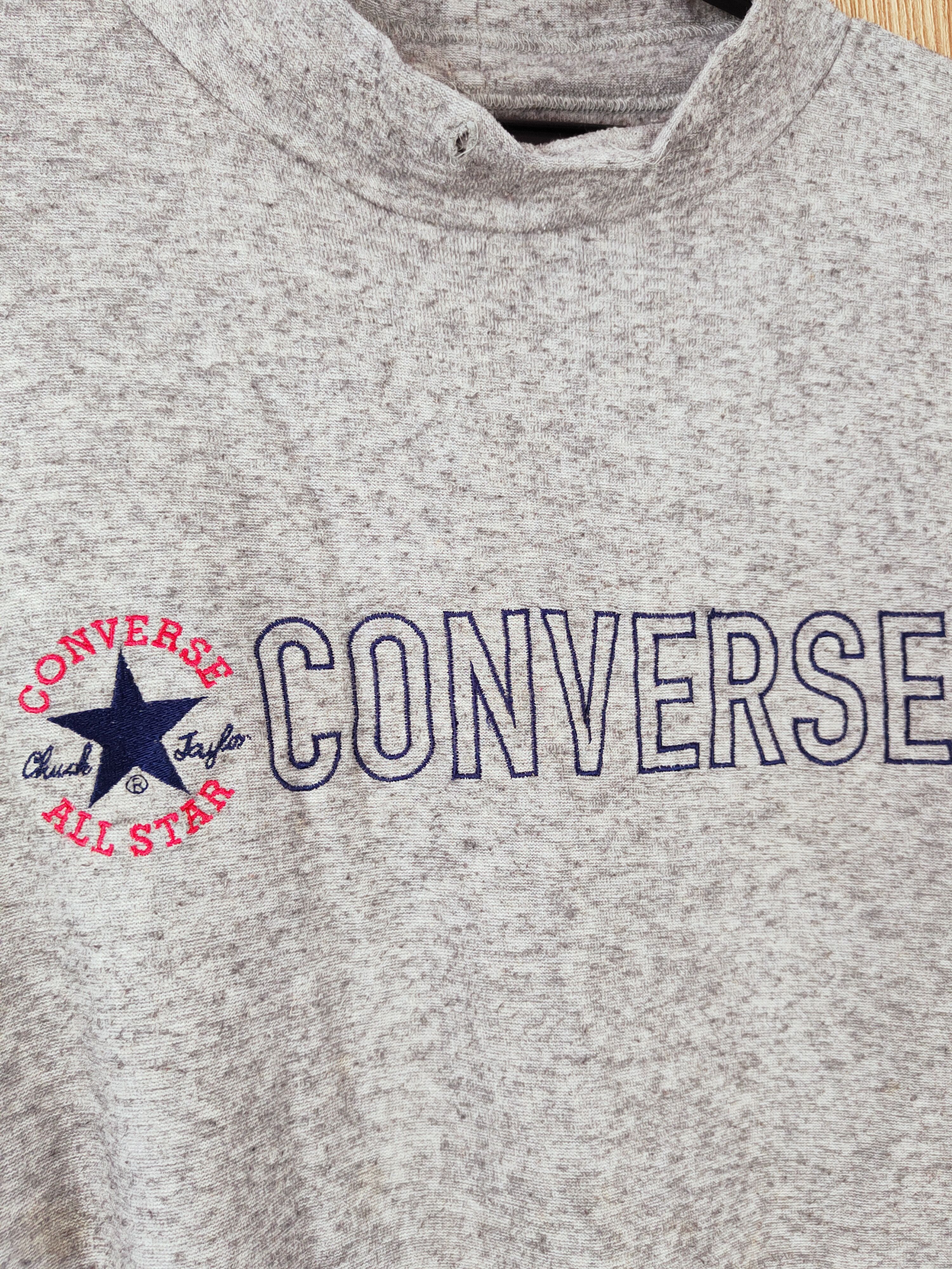 Converse Converse Gray Long Sleeve vintage #W884 Size US XL / EU 56 / 4 - 2 Thumbnail