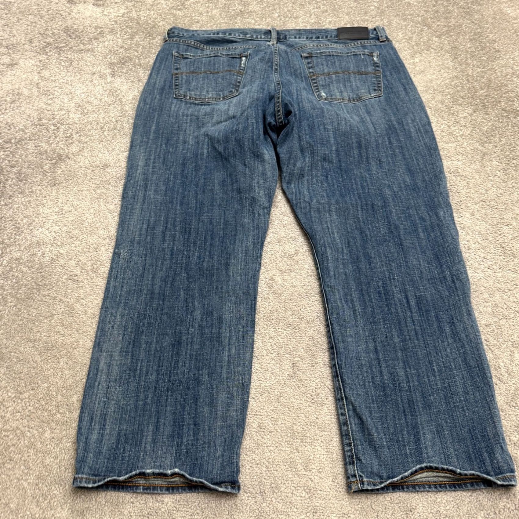 Lucky Brand Lucky Brand 181 Relaxed Fit Denim Jeans 42x30 Blue Medium Wash Cotton Casual Men 5-Pocket USA Logo Designer Jeans Regular Size 36 Inseam 29” Size US 36 / EU 52 - 2 Thumbnail