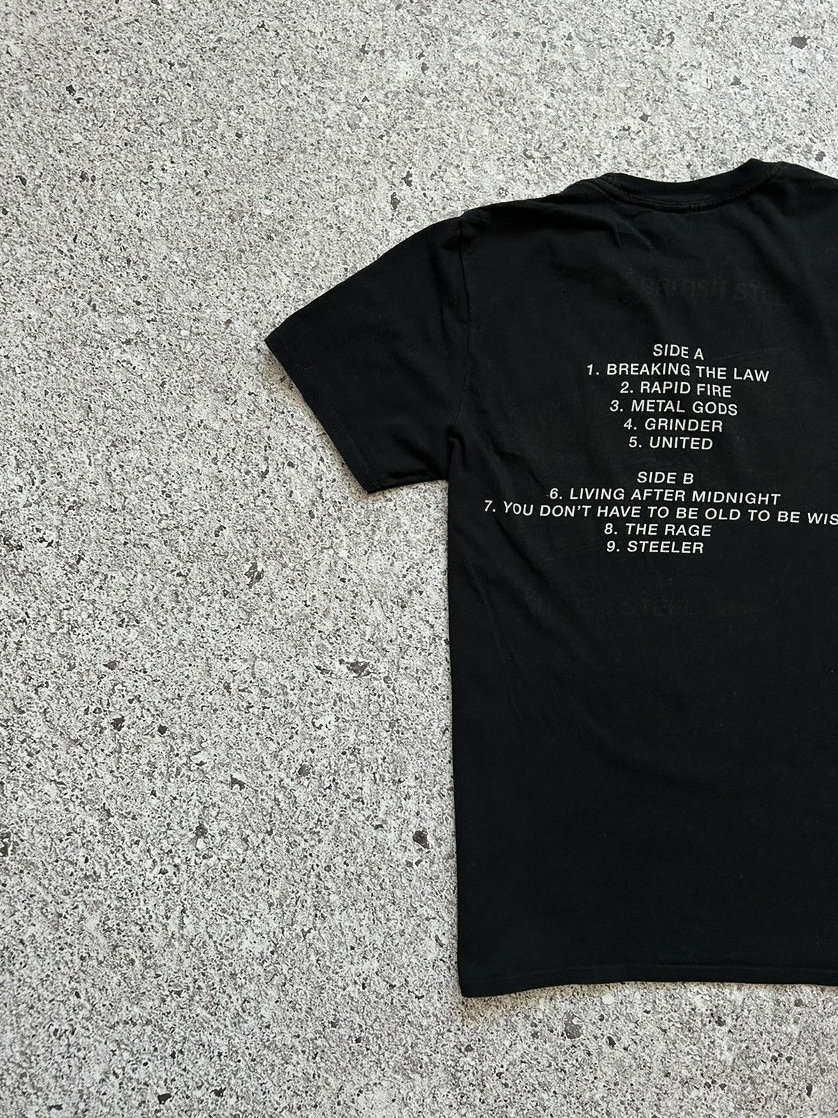 Band Tees × Vintage Vintage 00s Judas Priest British Steel Rock Band T-Shirt Size US S / EU 44-46 / 1 - 7 Thumbnail