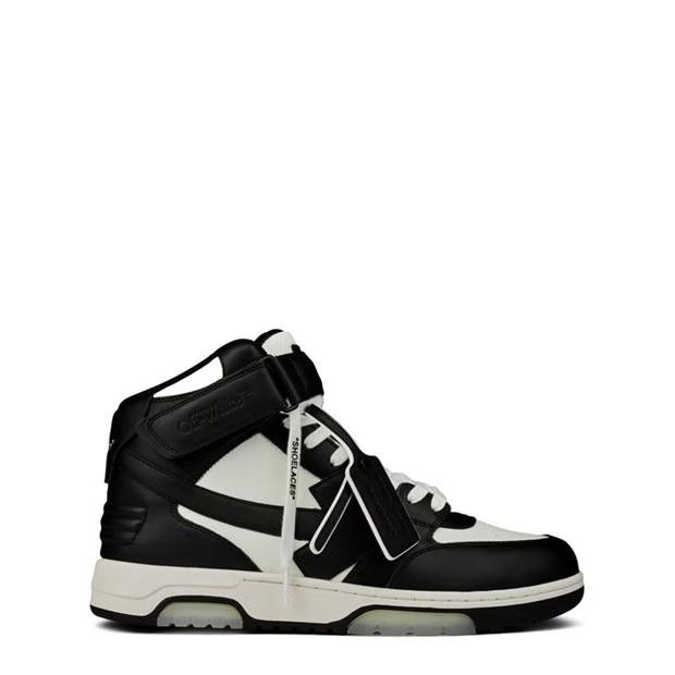 image of Off White O1G2R1Mq0524 High Top Sneakers In White & Black in White/Black, Men's (Size 8)
