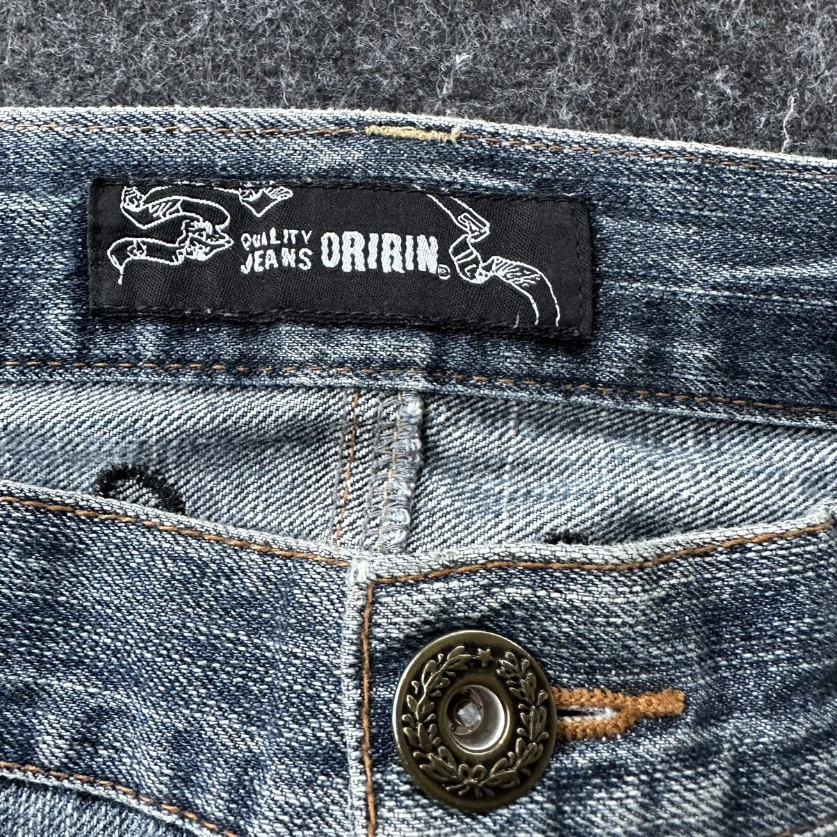 Le Grande Bleu (L.G.B.) Oririn Jeans Embroidery Wings Distressed Denim W34 D663 Size US 34 / EU 50 - 11 Thumbnail