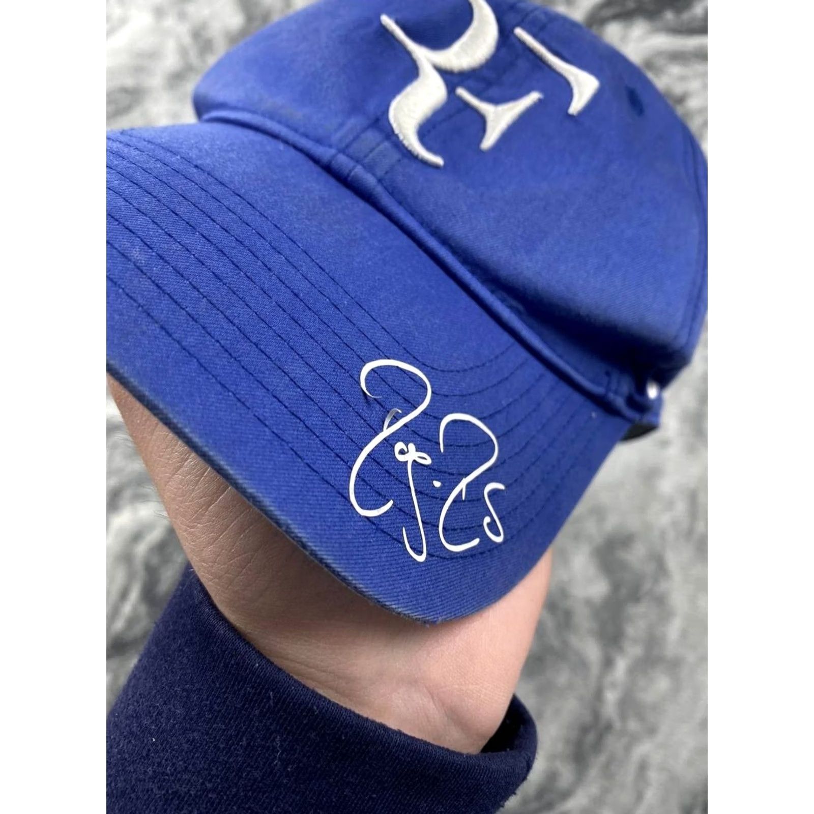 Nike Nike AeroBill Roger Federer RF Baseball Cap Men Blue Logo Cap Sports Casual One Size Adjustable Summer Spring Fall Size ONE SIZE - 5 Thumbnail