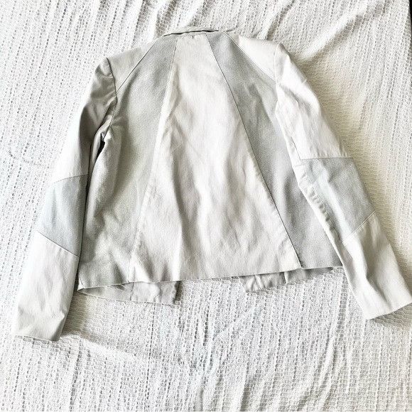 Helmut Lang Helmut Lang Women’s Asymmetrical Zip Moto Jacket Tan Beige G Size S / US 4 / IT 40 - 12 Thumbnail