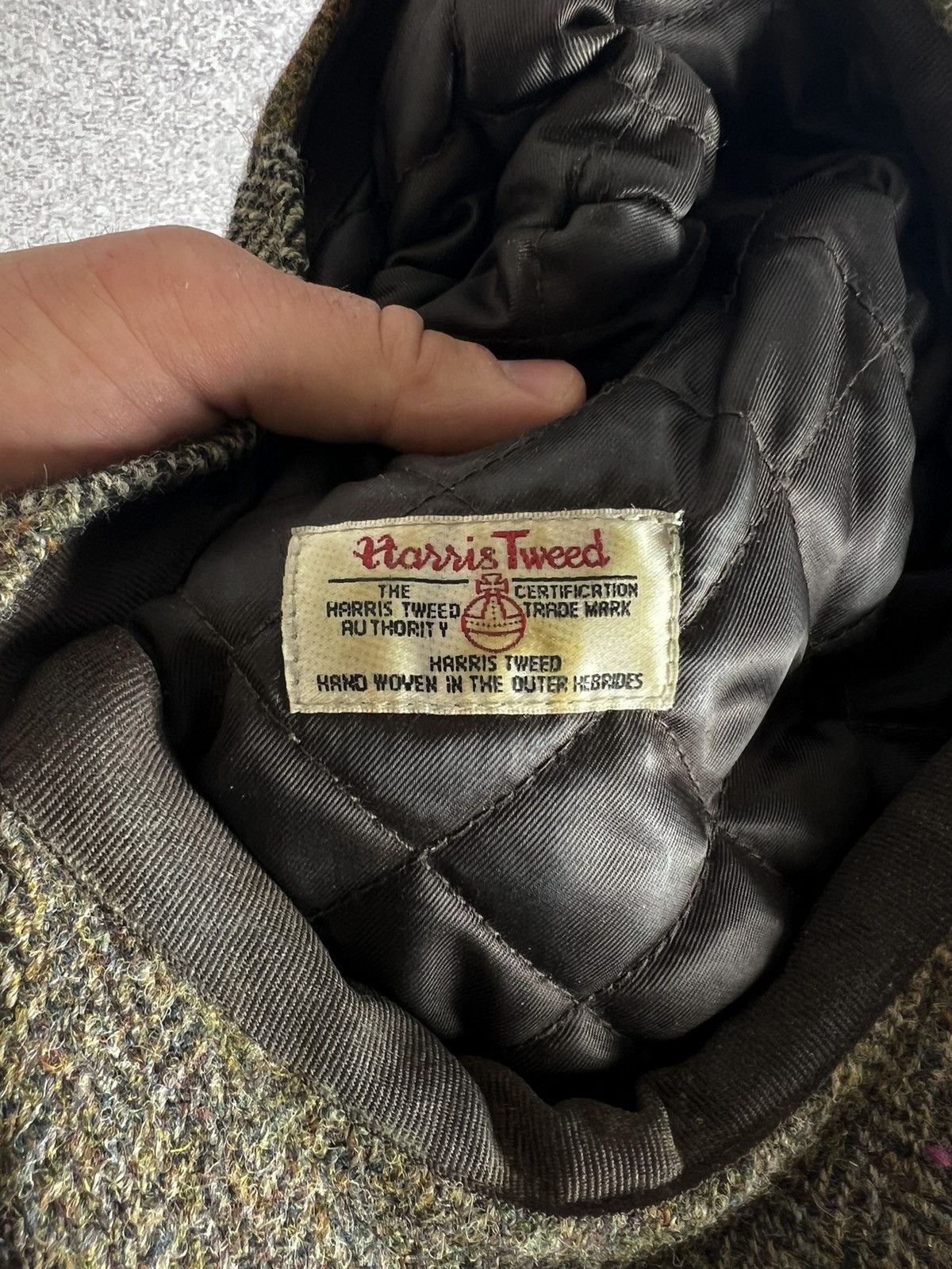 Harris Tweed Vintage Harris Tweed Flat Cap Hat Size ONE SIZE - 10 Thumbnail