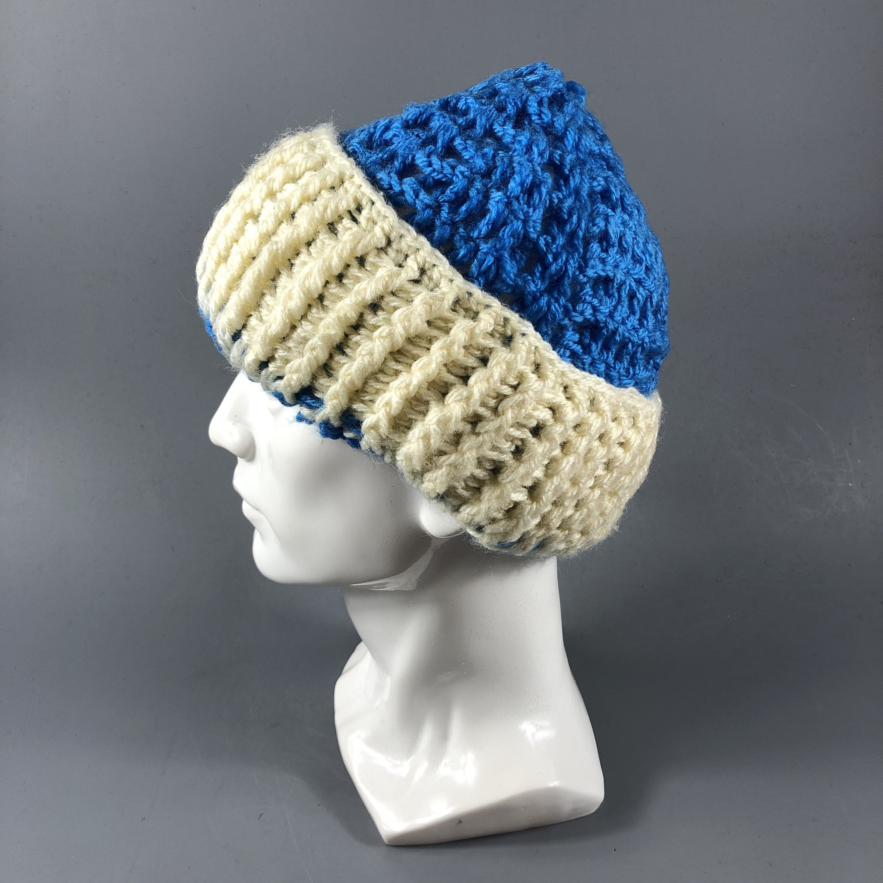 Japanese Brand Unknown Crochet Beanie Snowcap Snow Hat B766 Size ONE SIZE - 2 Thumbnail