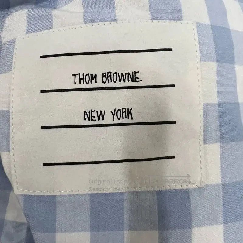 Thom Browne Thom Browne Blue Gingham Short Sleeve Shirt . Size XXS / US 00 / IT 34 - 2 Thumbnail