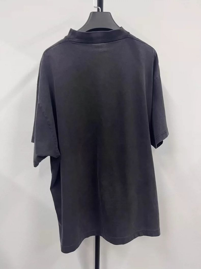 Balenciaga Balenciaga Monogrammed crewneck knit short sleeve T-shirt Size US M / EU 48-50 / 2 - 2 Thumbnail