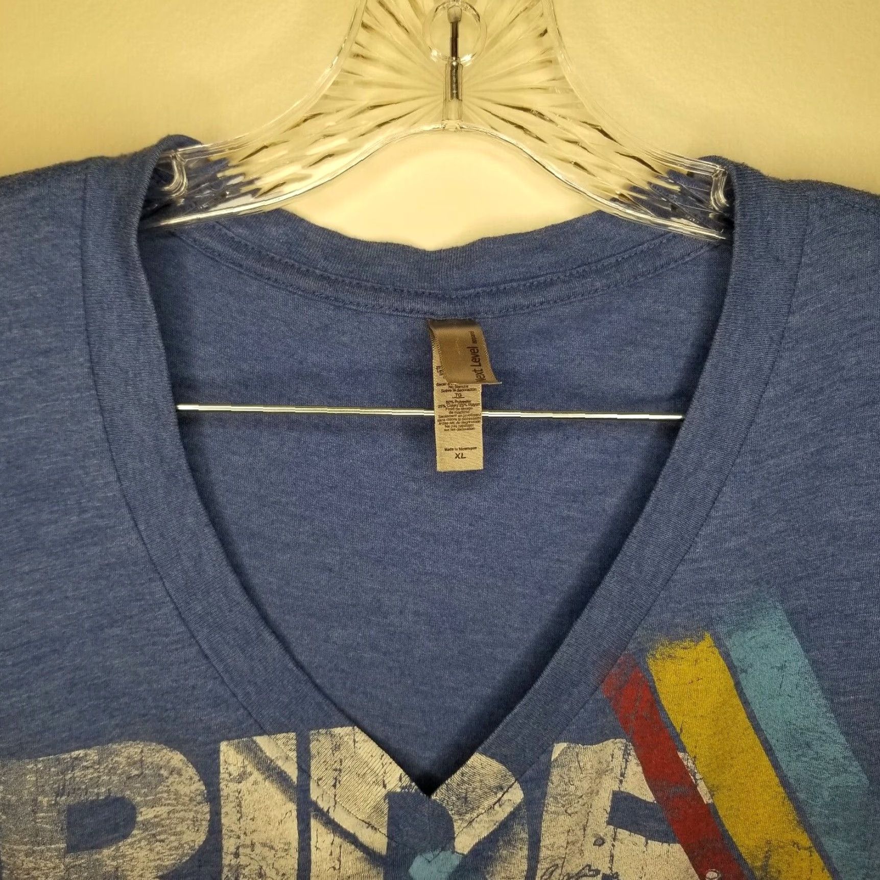 Next Level VINTAGE Next Level Blue Graphic T-Shirt Womens XL Blue Size XL / US 12-14 / IT 48-50 - 3 Thumbnail