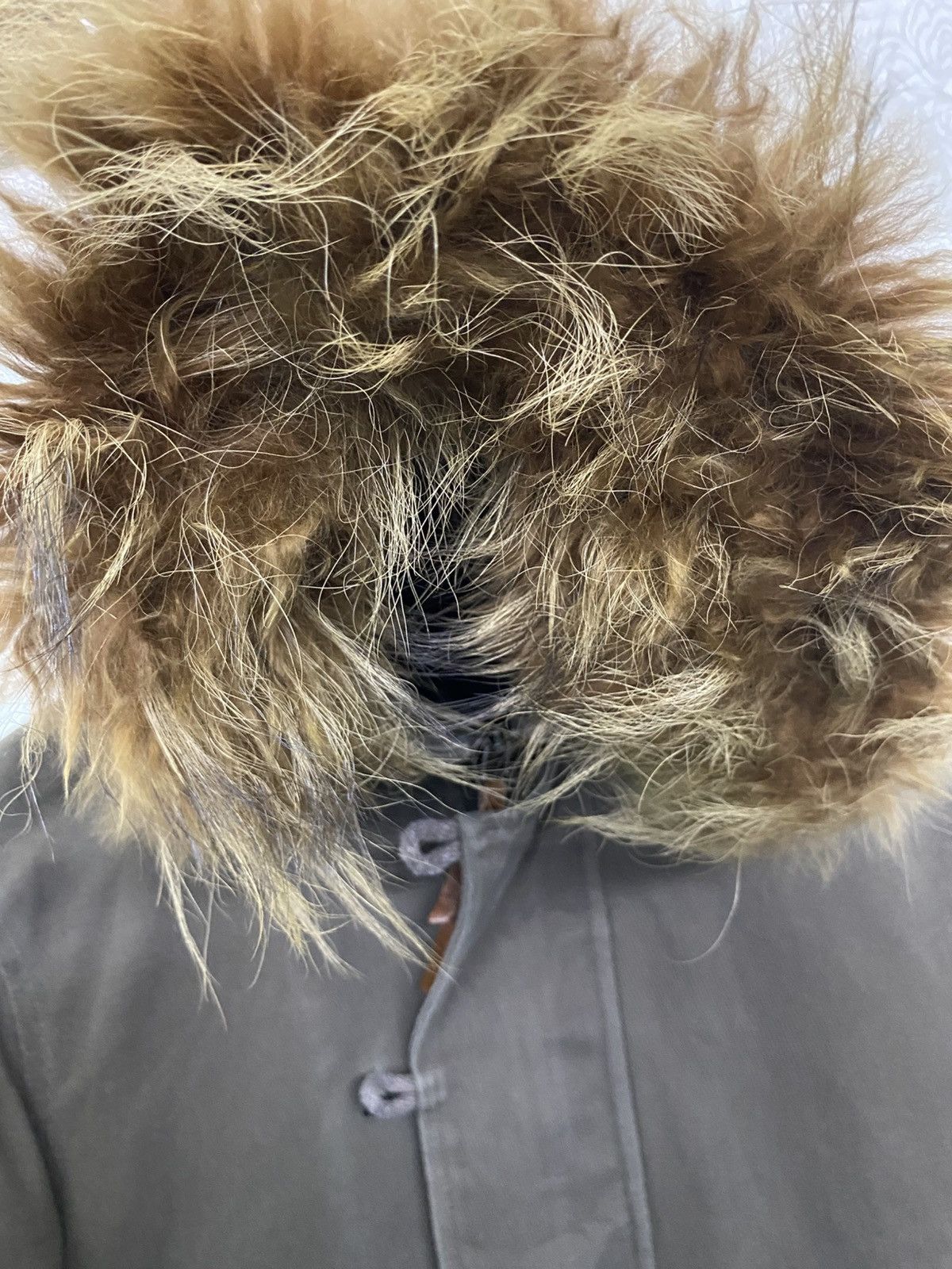 Japanese Brand Sun Faded Japanese Brand National Standard Fur Hoodie Jacket Size S / US 4 / IT 40 - 4 Thumbnail
