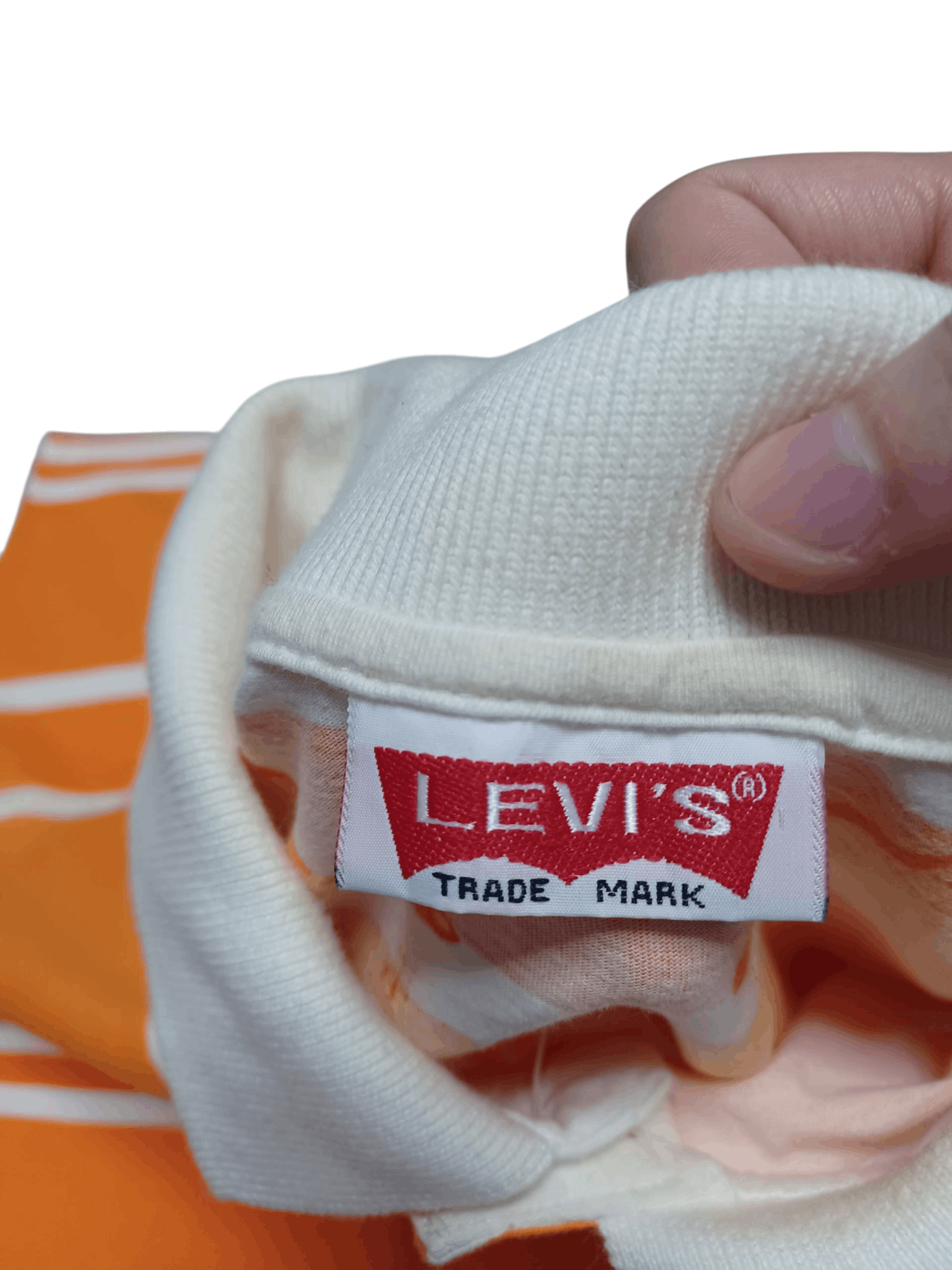 Levi's Vintage Clothing LEVIS VINTAGE 80S 90S BIGLOGO MADE IN USA POLO SHIRT Size US L / EU 52-54 / 3 - 4 Thumbnail