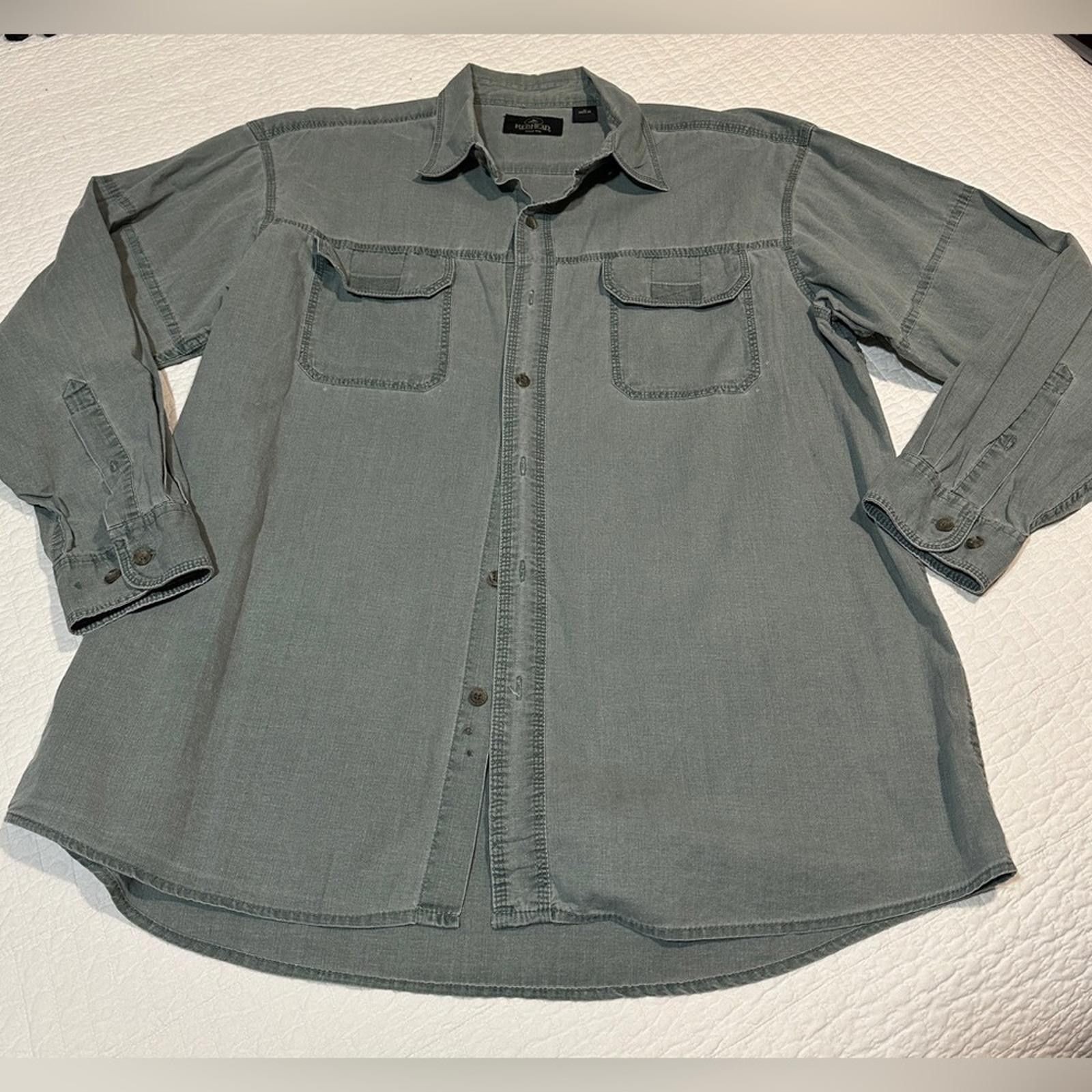 Redhead Red Head XL Light Green Button-Up Shirt EUC WORKWEAR Size US XL / EU 56 / 4 - 1 Thumbnail