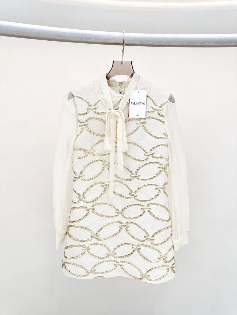 Valentino Valentino Gold dress Size XS / US 0-2 / IT 36-38 - 1 Thumbnail