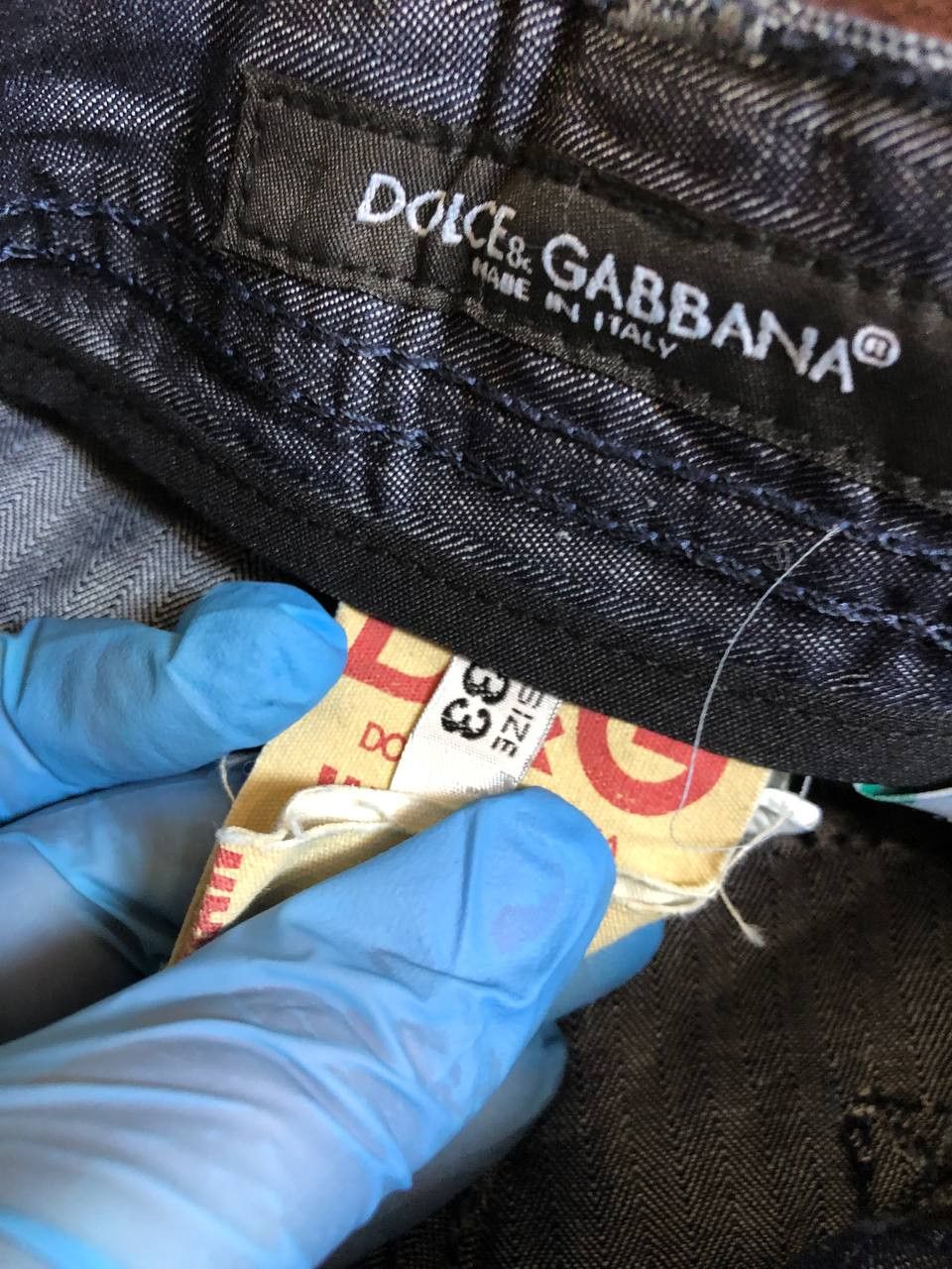 Dolce & Gabbana Dolce Gabbana D&G Mens Jeans Distressed Straight Pants Size US 33 - 5 Thumbnail