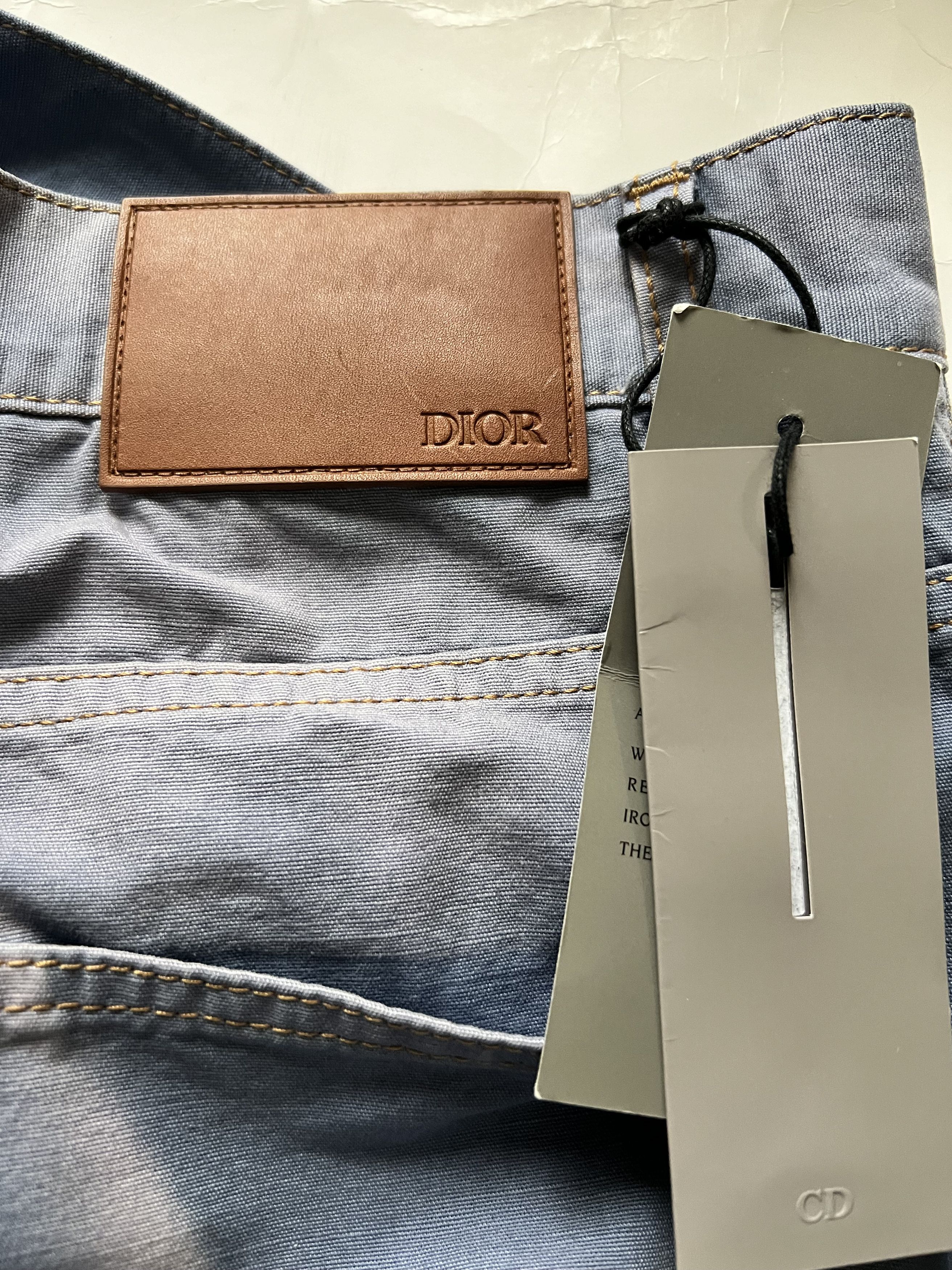 Dior Dior Jeans Embroidery AsteroDior Size US 31 - 13 Thumbnail