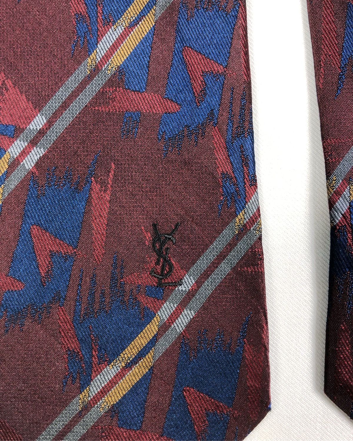 Yves Saint Laurent Rare Vintage Yves Saint Laurent YSL Silk Tie Size ONE SIZE - 4 Thumbnail