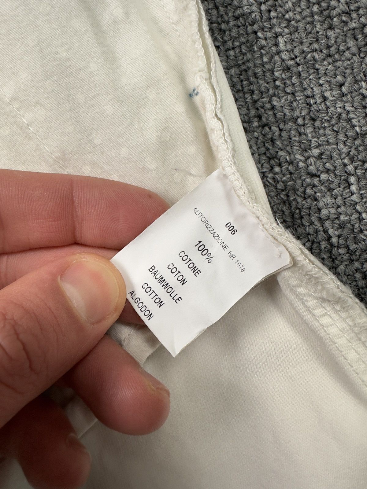 Other Mabitex Germent Dyed Chino White Cotton Shorts Size US 30 / EU 46 - 9 Thumbnail
