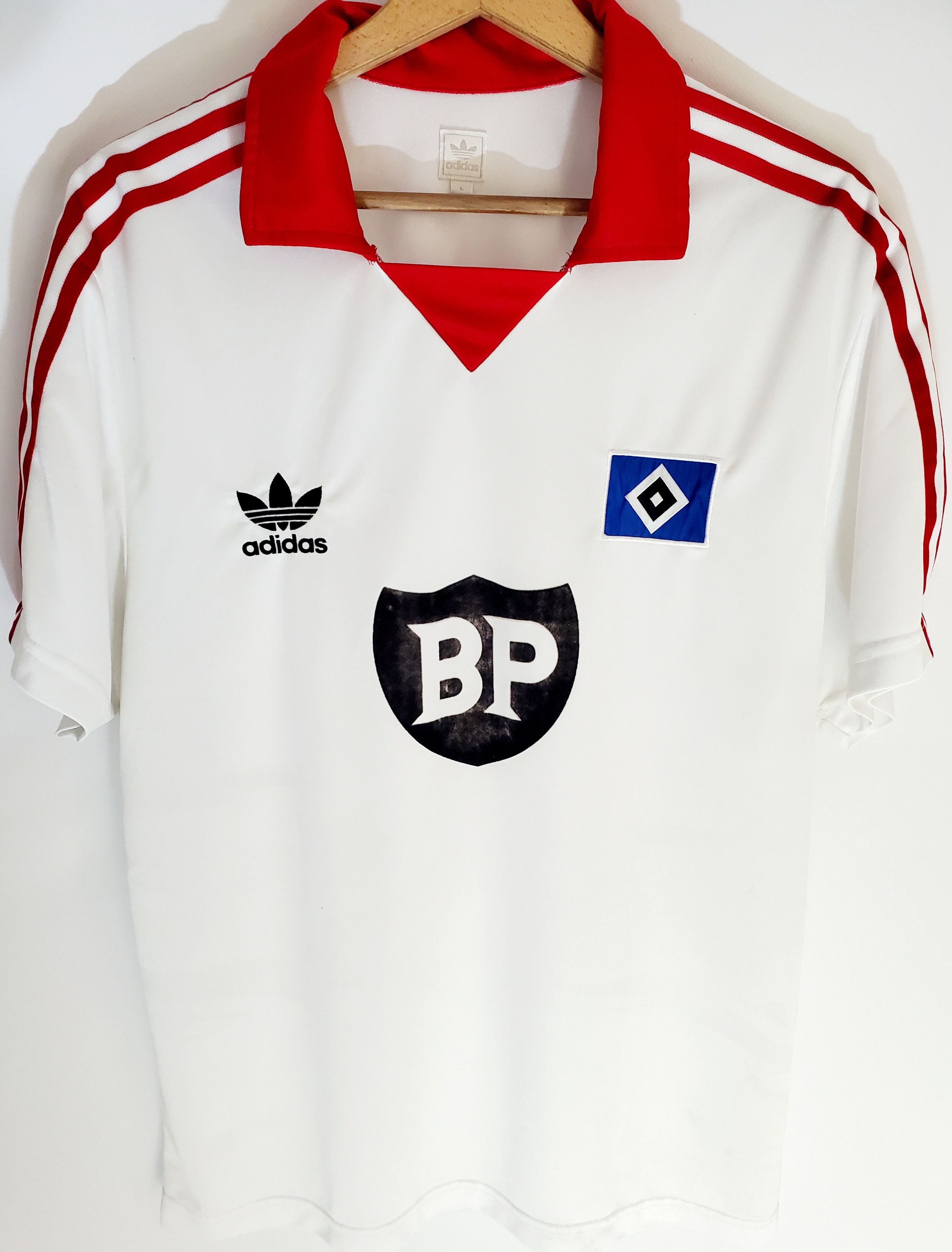 Vintage Vintage Hamburg TSHIRT y2k promo 90s jersey 80s SV BP L Size US L / EU 52-54 / 3 - 1 Thumbnail