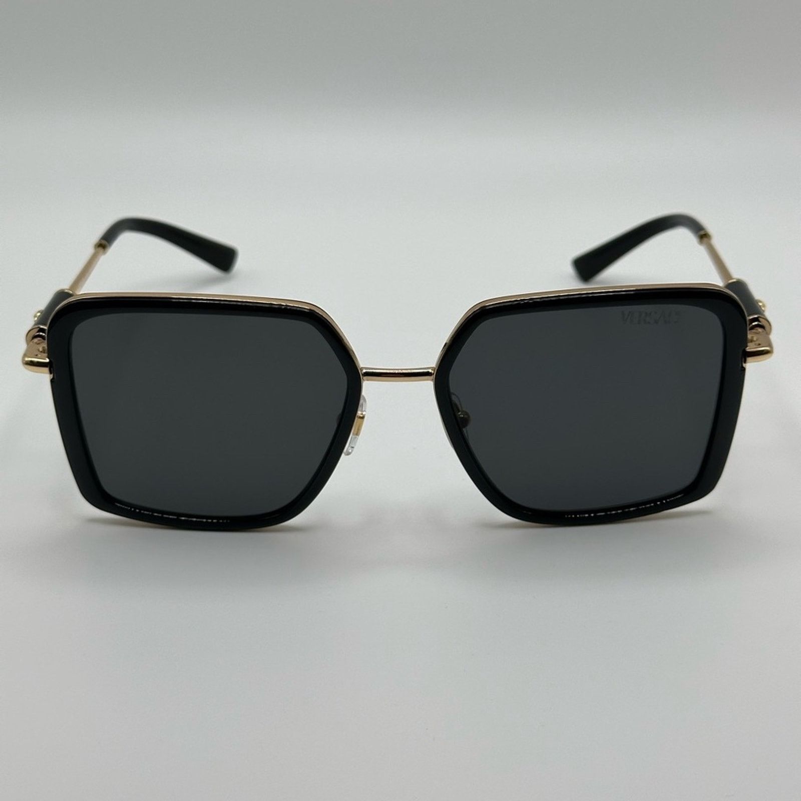 Versace NEW VERSACE VE2261 100287 Black Dark Grey Women Sunglasses Size ONE SIZE - 9 Thumbnail