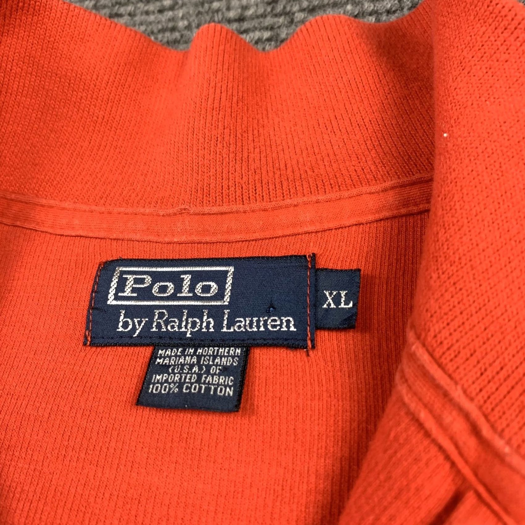 Polo Ralph Lauren Vintage Polo Ralph Lauren 1/4 Zip Sweater Men XL Embroidered Green Pony Made USA Size US XL / EU 56 / 4 - 2 Thumbnail