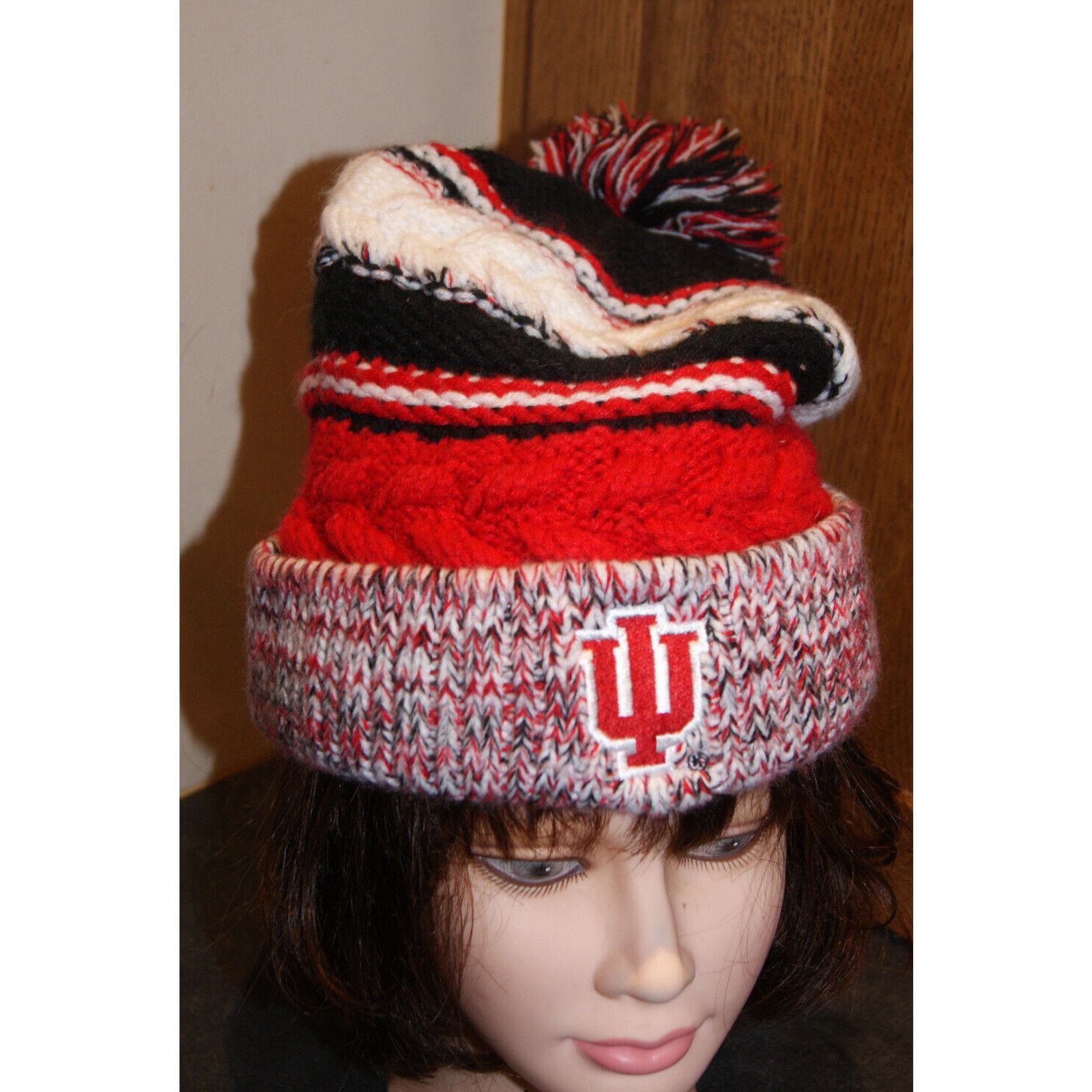 Other Indiana University Hoosiers IU Beanie Knit Cuff Hat Ski Cap Size ONE SIZE - 6 Thumbnail
