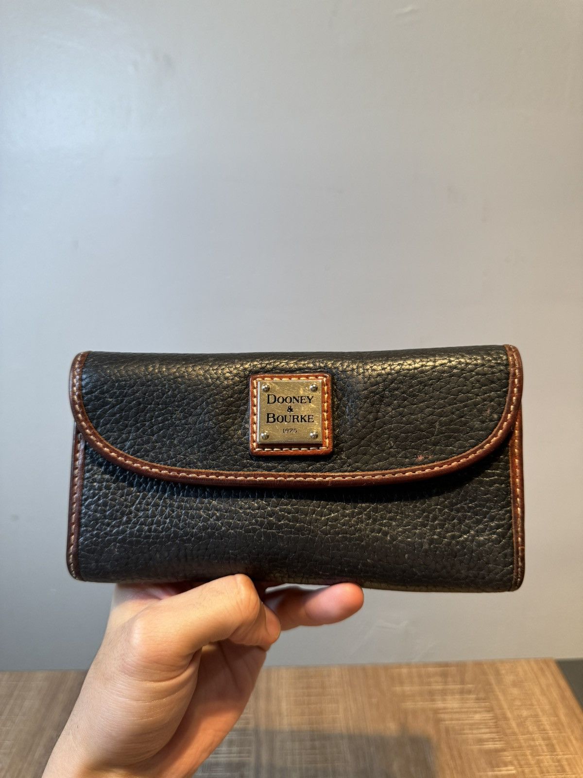 Dooney Bourke DOONEY BOURKE Pebble Grain Continental Clutch Wallet Grailed