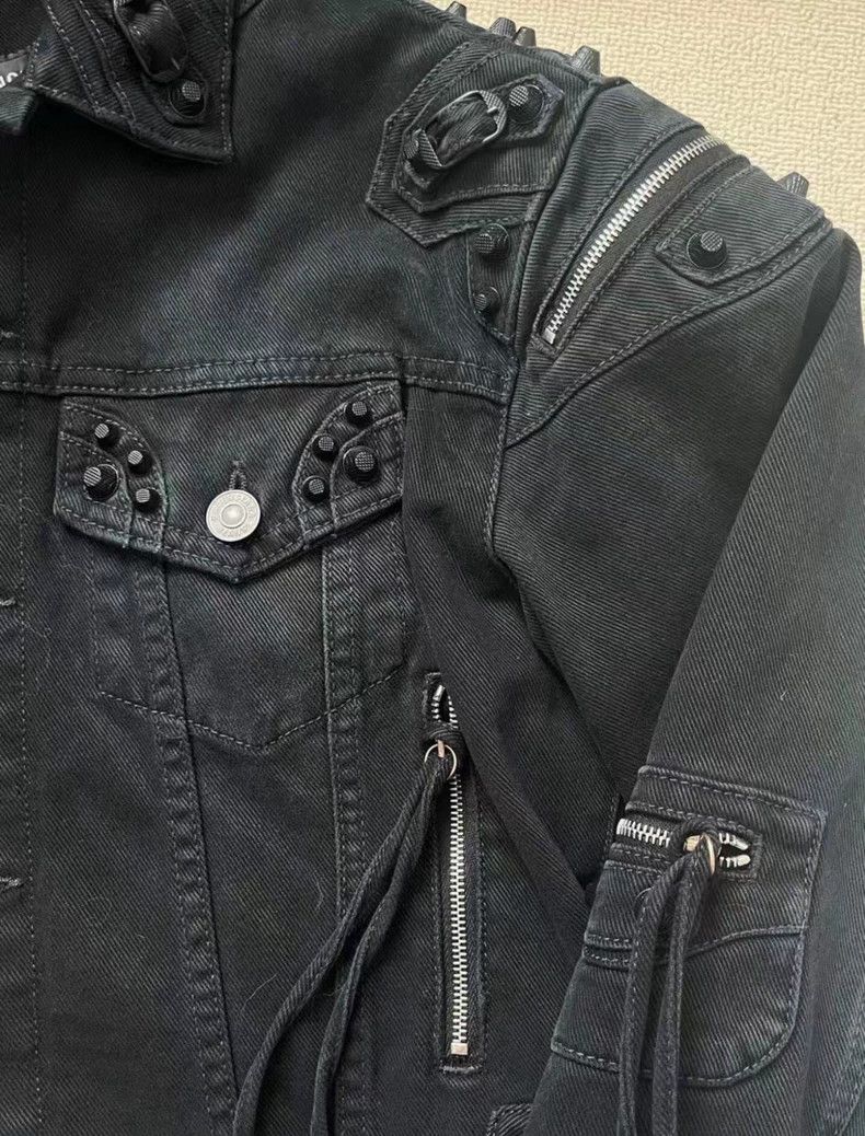 Balenciaga Balenciaga size 36 Biker paneled denim jacket Size US S / EU 44-46 / 1 - 3 Thumbnail