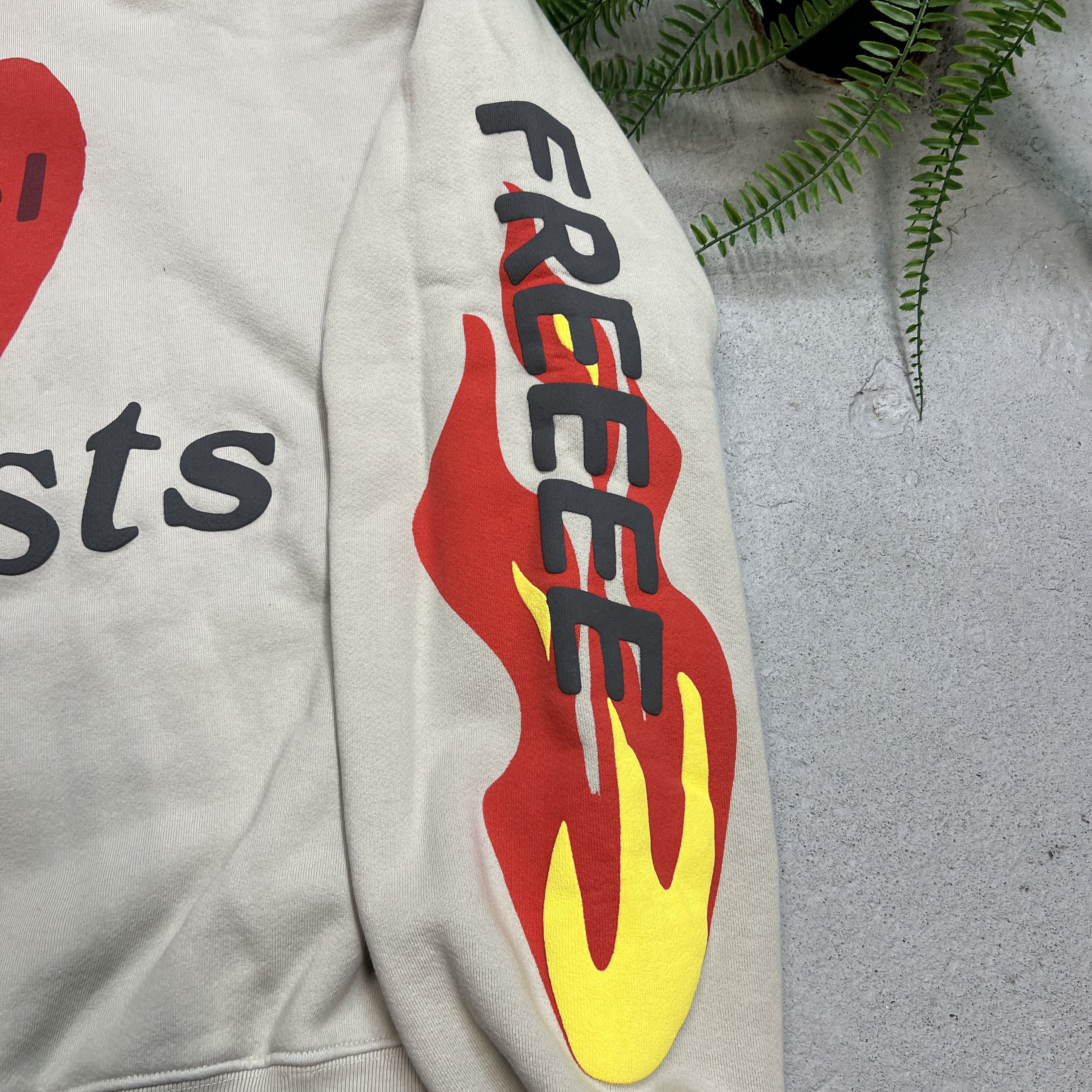 Cactus Plant Flea Market × Kanye West × Kid Cudi CPFM Kids See Ghost Kanye Kid Cudi Tan Crewneck Size US L / EU 52-54 / 3 - 4 Thumbnail