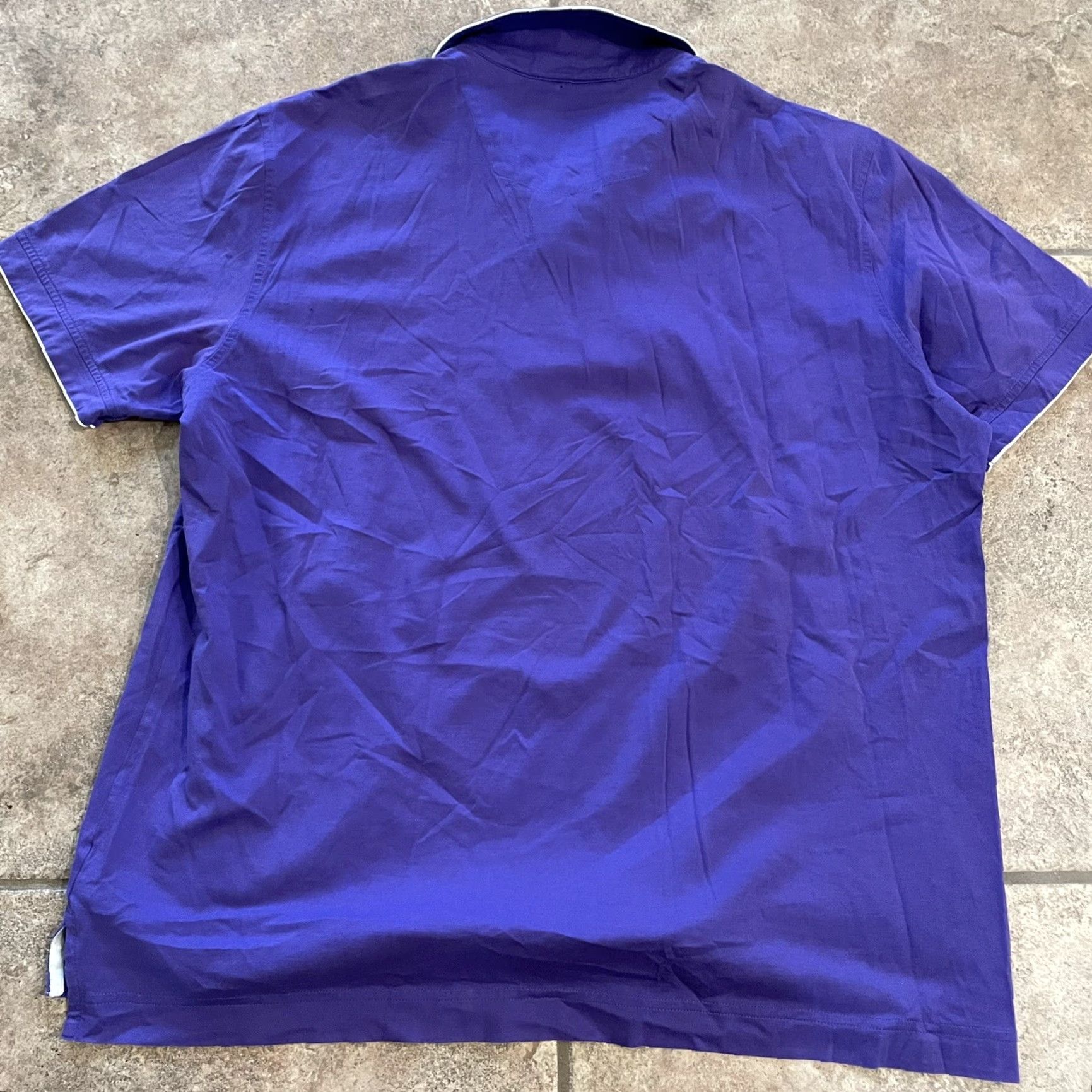 Robert Graham Robert Graham Polo Shirt Mens 2XL Purple Size US XXL / EU 58 / 5 - 5 Thumbnail