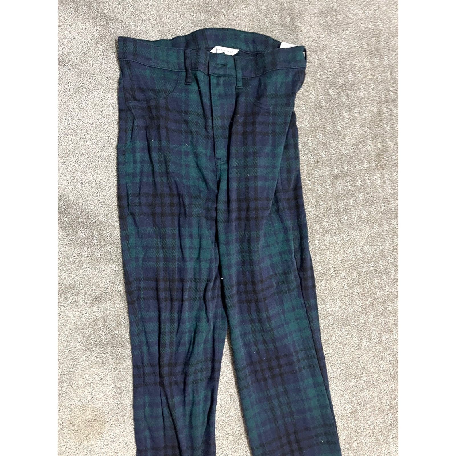 American Eagle Outfitters American Eagle Outfitters Womens Pant Size 4L Soft Polyester Comfort Green Plaid Size 27" / US 4 / IT 40 - 2 Thumbnail