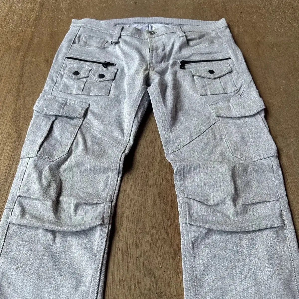 Japanese Brand W32 L31 VTG NICOLE HIDEWAYS JAPAN PUNK MULTIPOCKET HBT TWILL Size US 32 / EU 48 - 6 Thumbnail