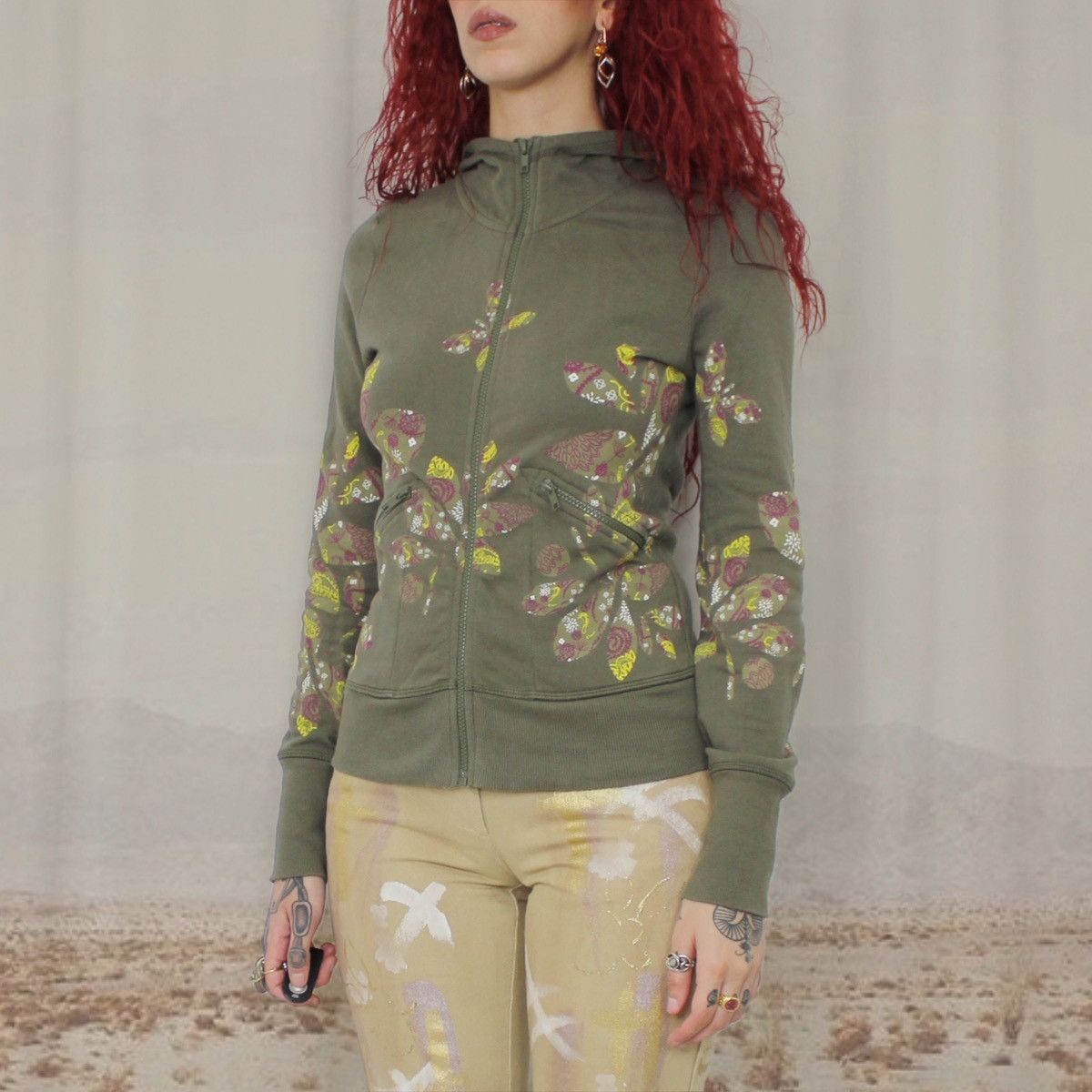 Other 🦋KHAKI GREEN SWEATSHIRT🦋 Size S / US 4 / IT 40 - 2 Thumbnail