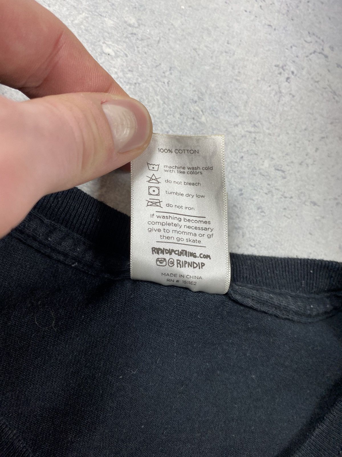 RIPNDIP RIPNDIP Black Mens Sweatshirt With Big Logo Size Large Size US L / EU 52-54 / 3 - 6 Thumbnail