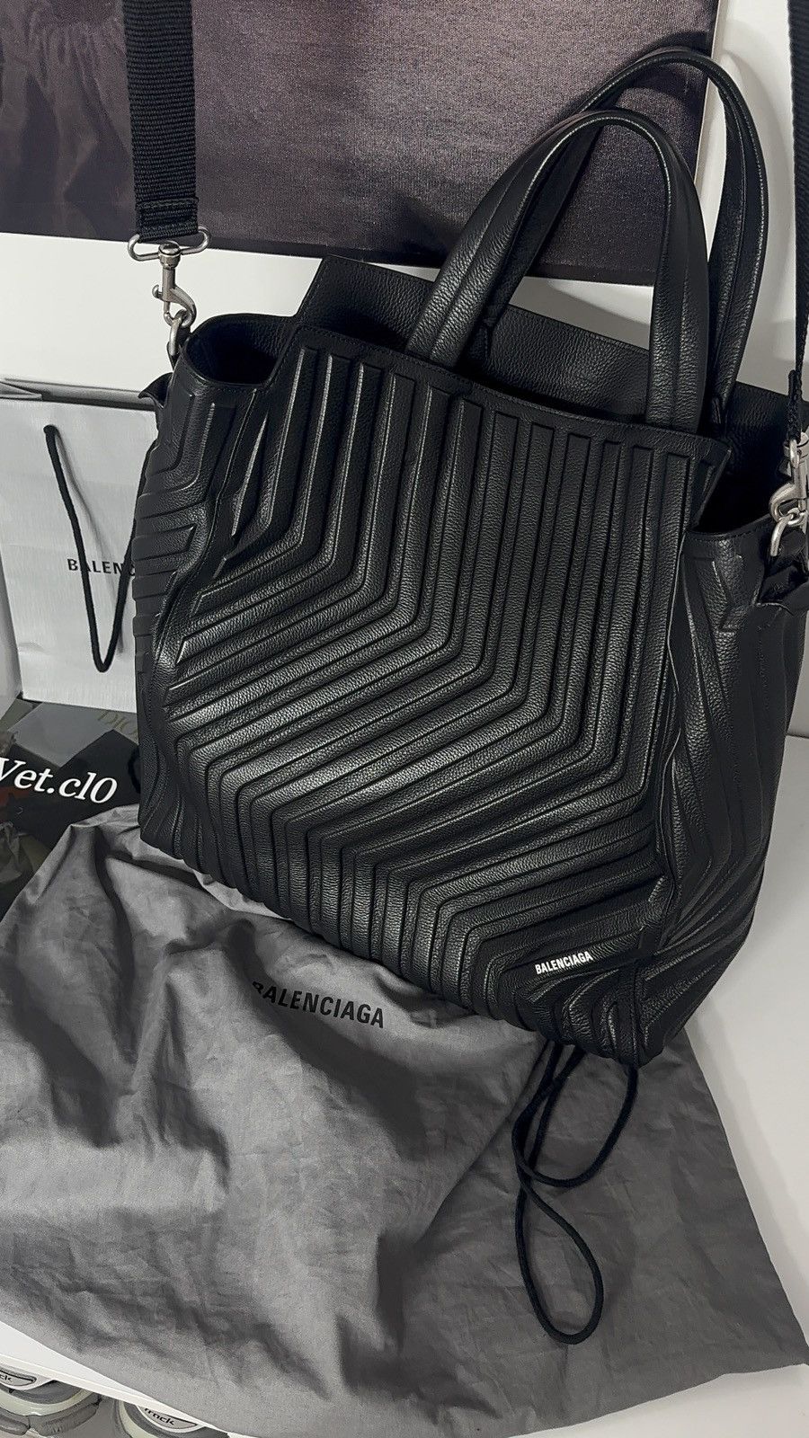 Balenciaga ✅Balenciaga Car East leather bag 2 way Size ONE SIZE - 9 Thumbnail