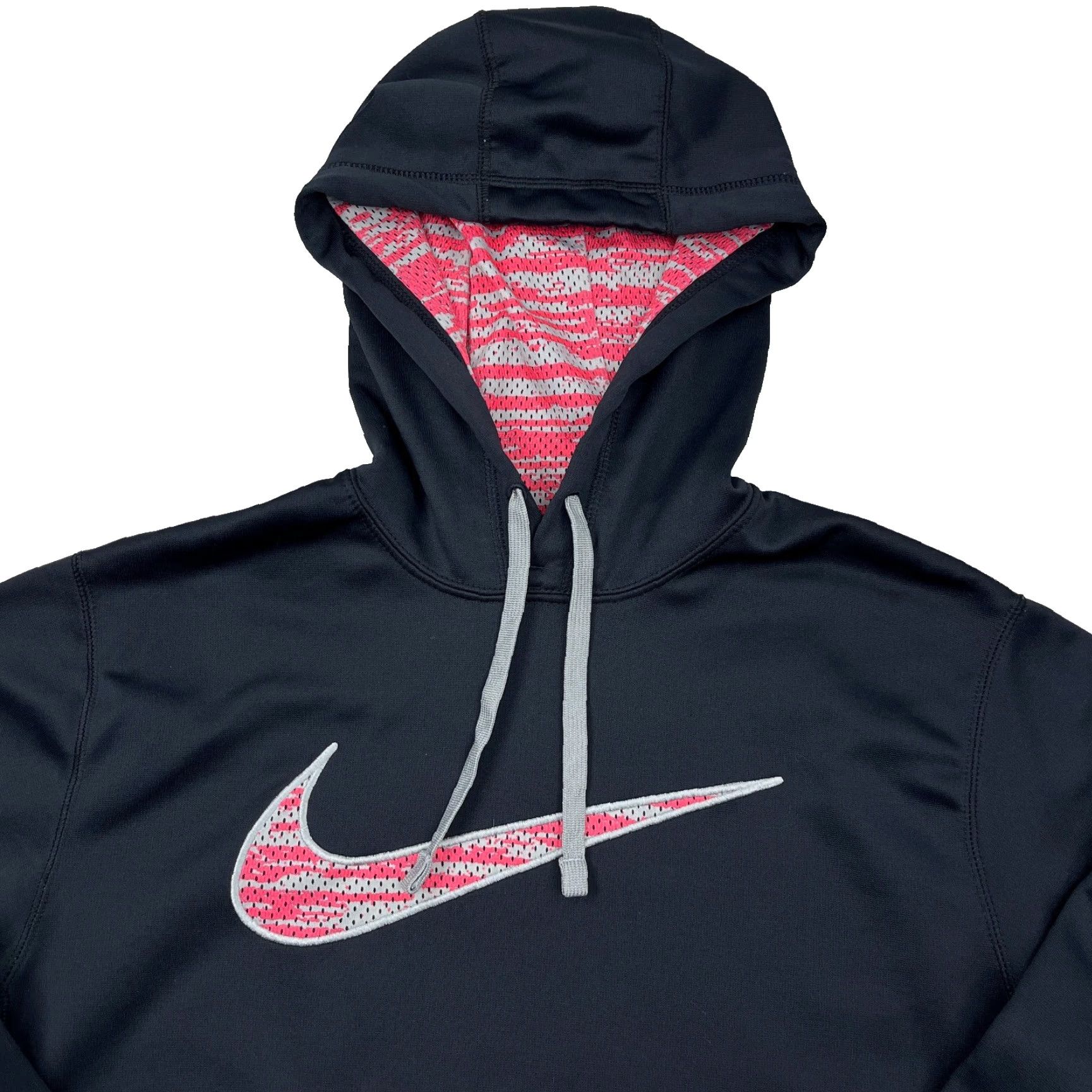 Nike Nike Hoodie Woman M Black Sweatshirt Big Swoosh Performance Pullover Casual Ladies Size M / US 6-8 / IT 42-44 - 2 Thumbnail