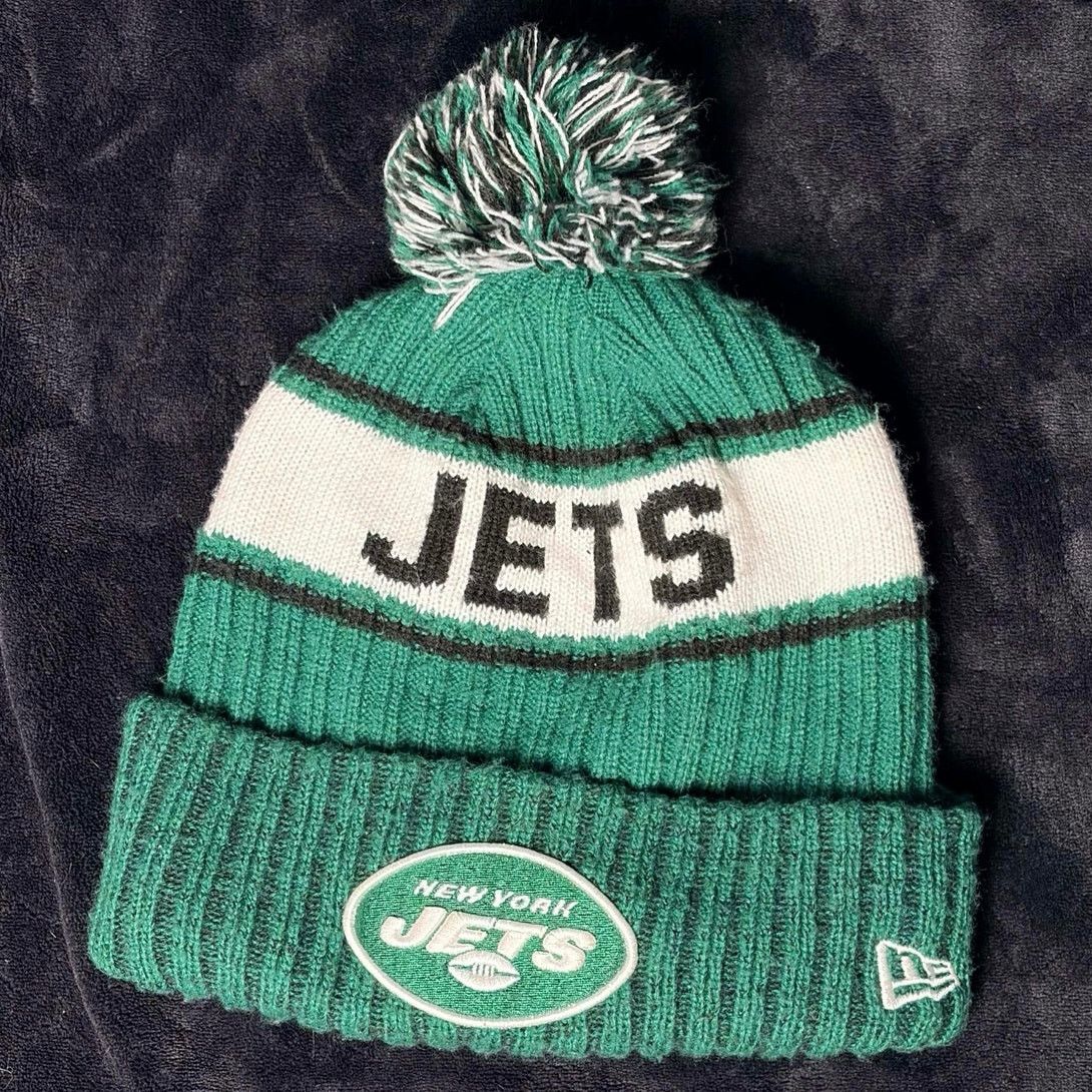 New Era Green New York Jets Men's Beanie Size ONE SIZE - 4 Thumbnail
