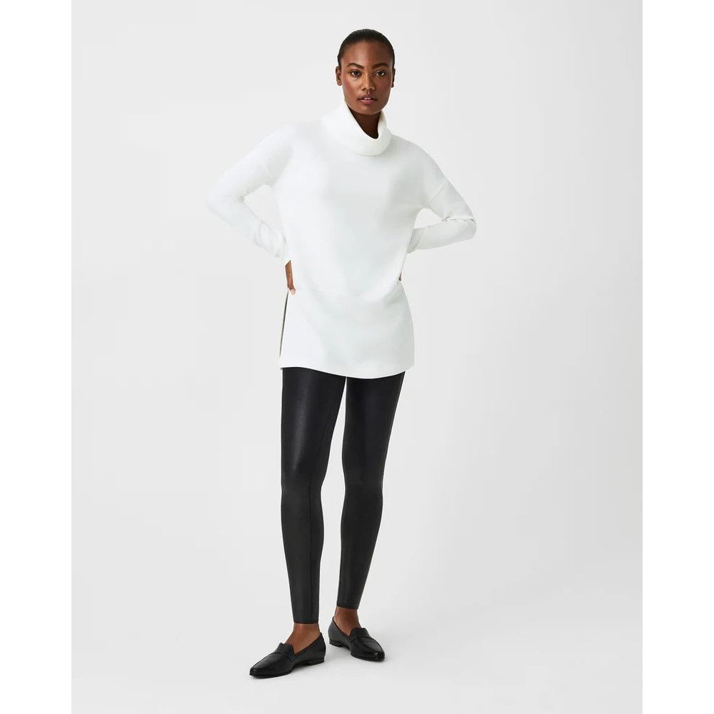 Spanx Spanx | Faux Leather, Body Shaping, Leggings | Size L 10-12 Size 32" / US 10 / IT 46 - 1 Thumbnail